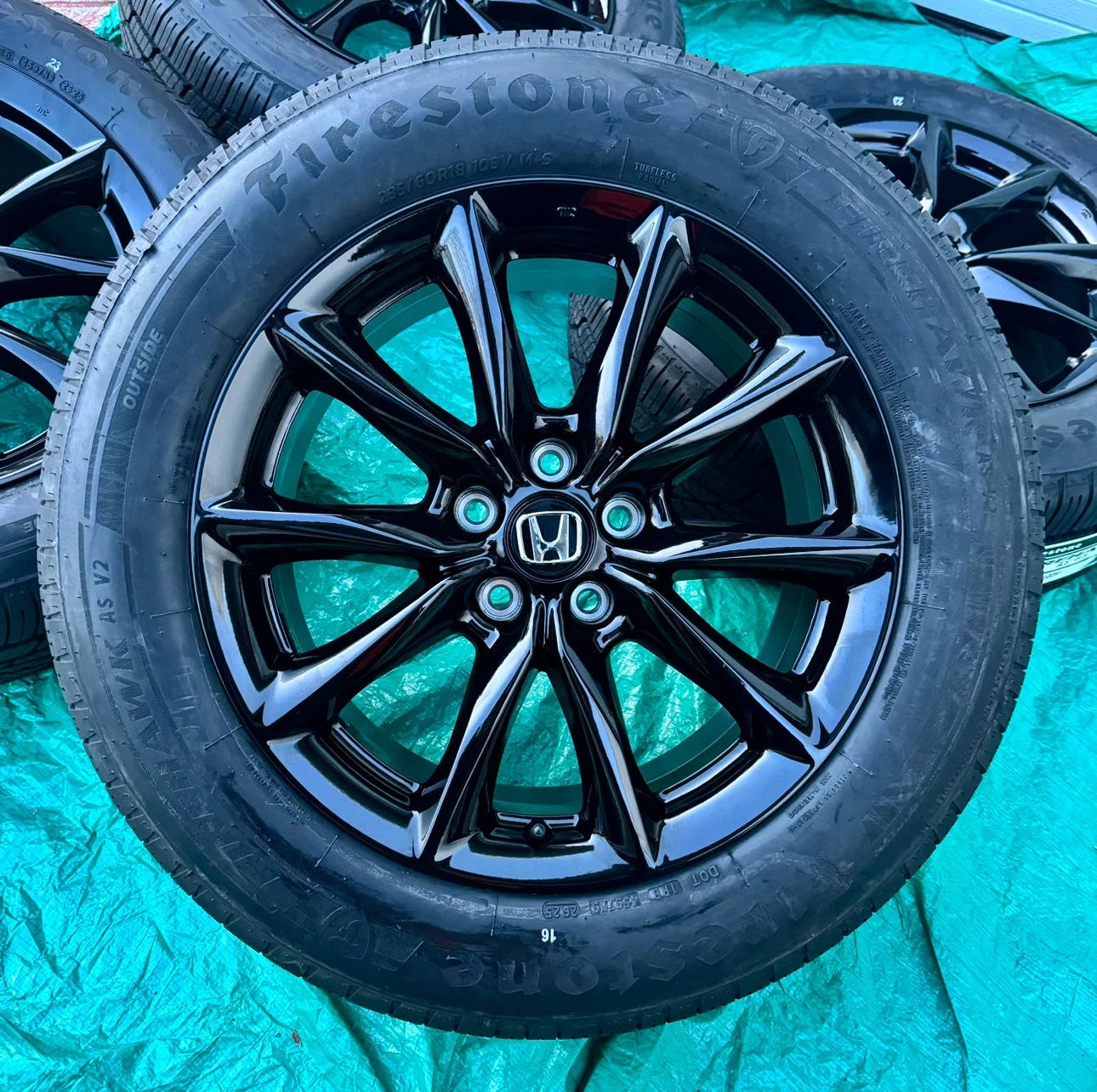 ☑️☑️ 2026 CRV 18” OEM NEW RIMS + NEW FIRESTONE ALL SEASON