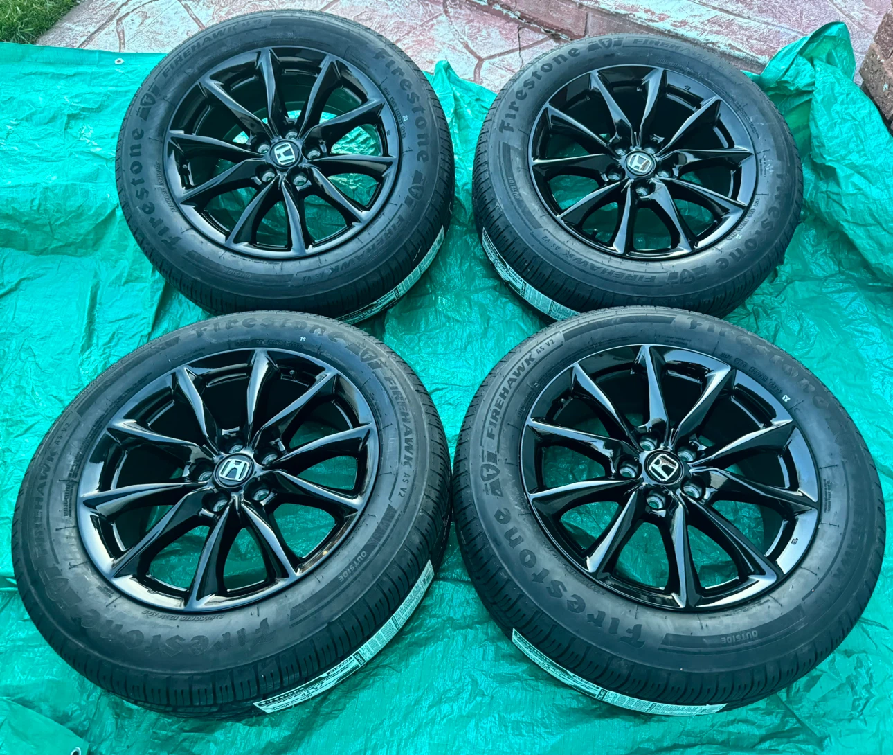 ☑️☑️ 2026 CRV 18” OEM NEW RIMS + NEW FIRESTONE ALL SEASON - photo 2