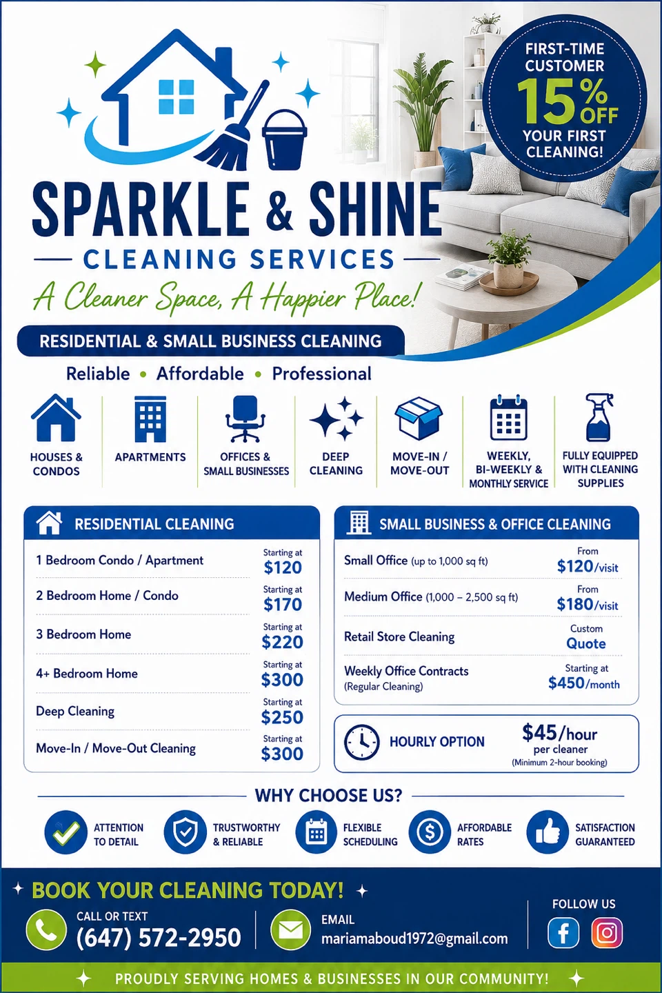 Sparkle & Shine Cleaning Services