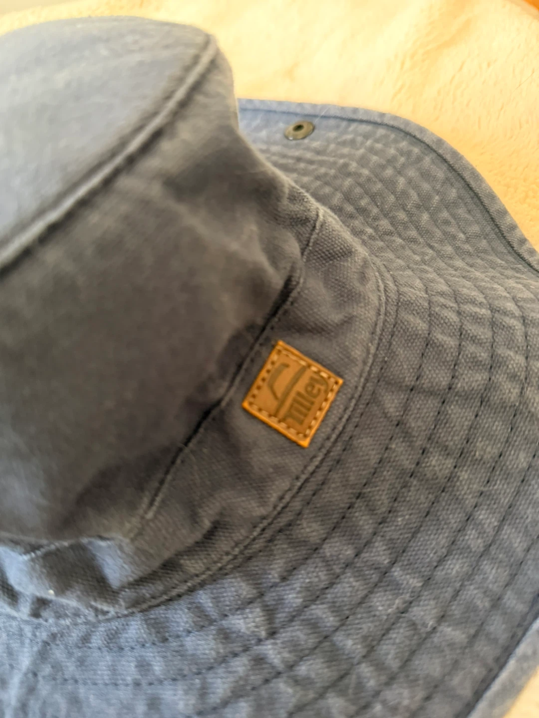 Tilley Navy Blue Cotton Bucket Hat - photo 3
