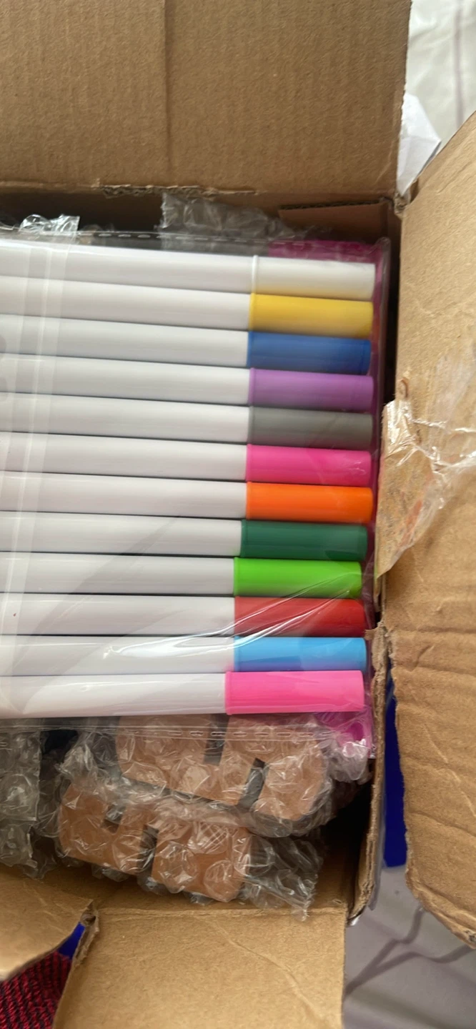 Mini Chalkboard Sign with 12 Markers