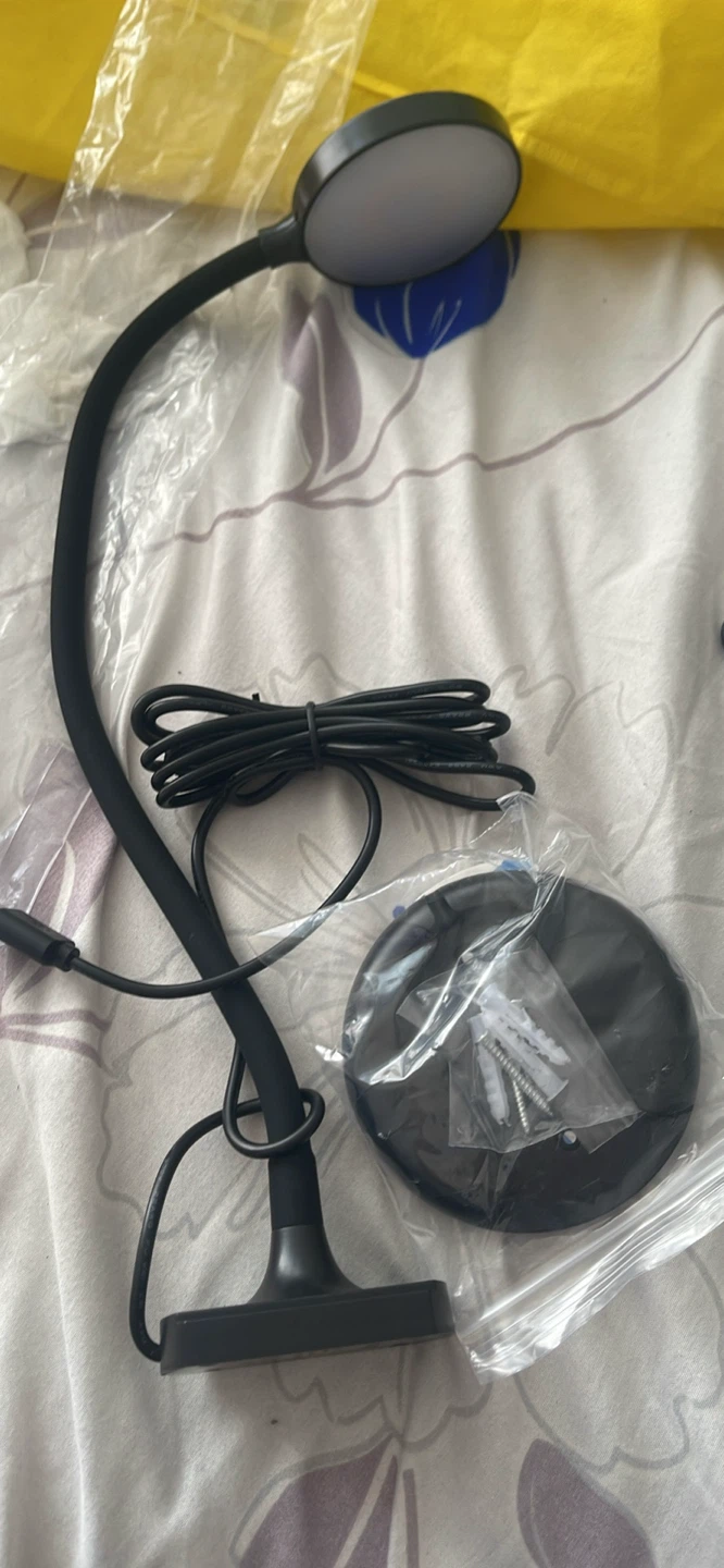 Black LED Desk Lamp with Gooseneck - photo 2