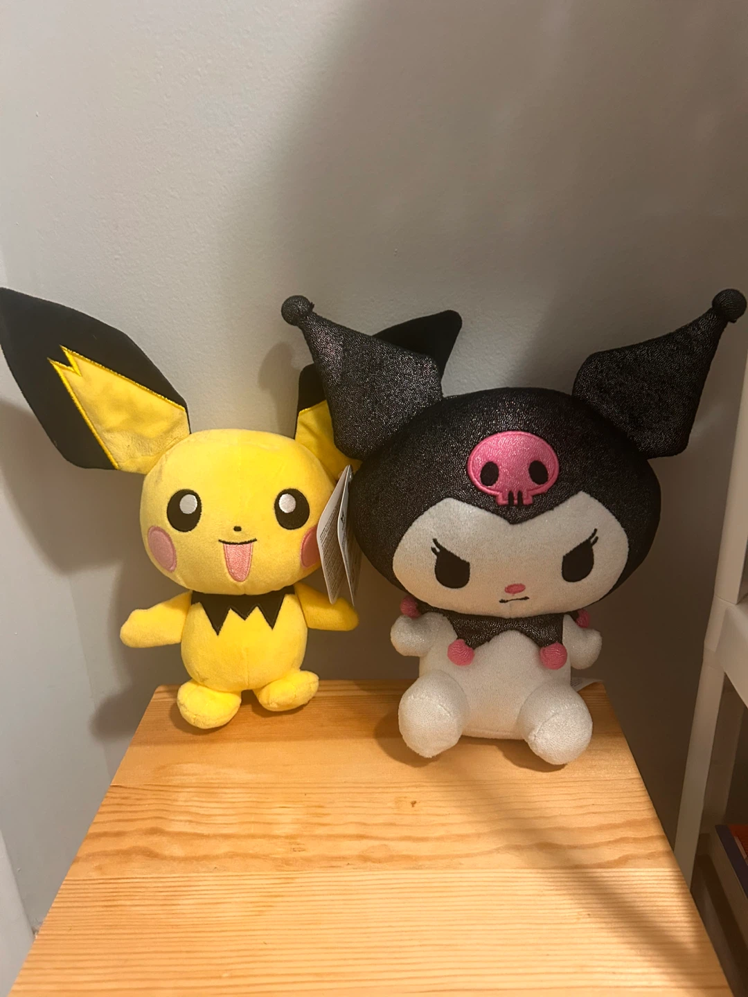 Pikachu and Kuromi Plush Toys