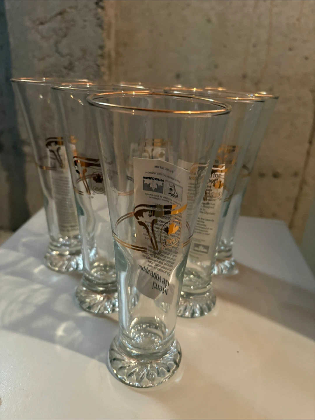 Petro Canada Olympic Glasses Set