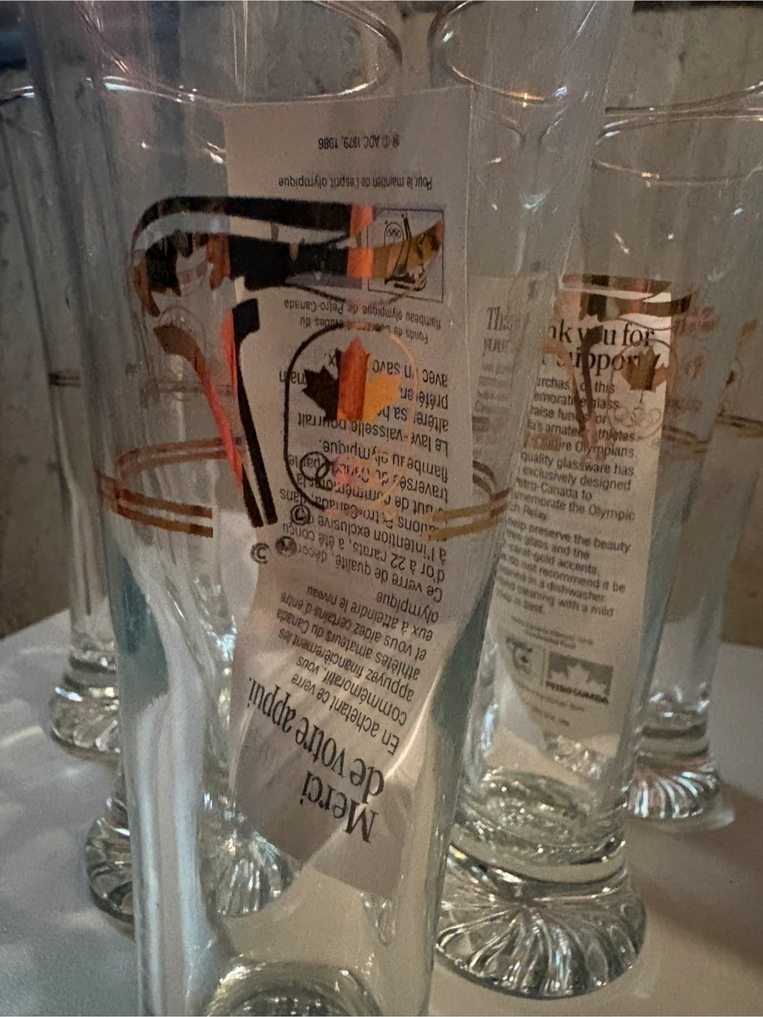 Petro Canada Olympic Glasses Set - photo 2