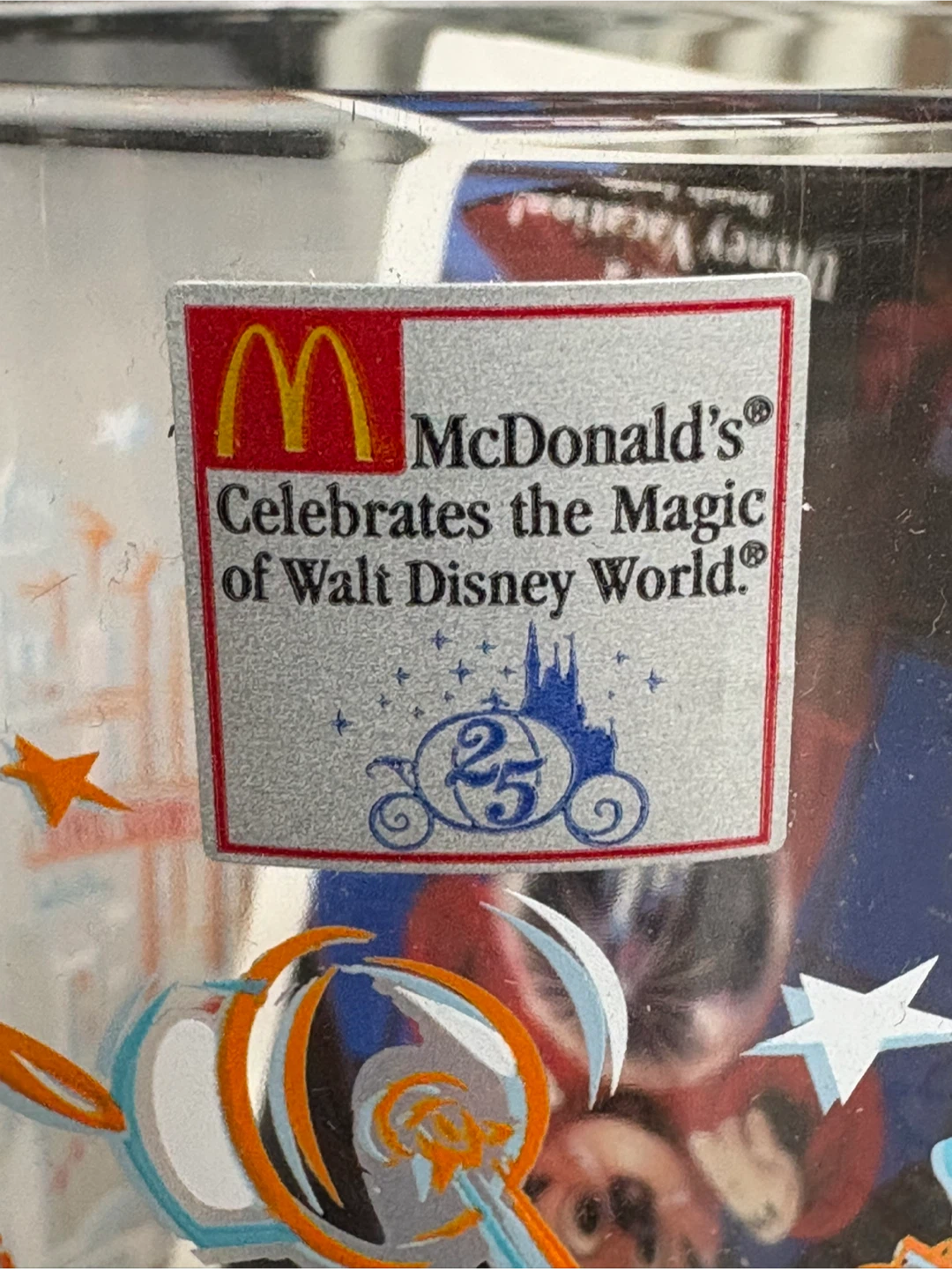 McDonald's Walt Disney World 25th Anniversary Glasses (Set of 4) - photo 3