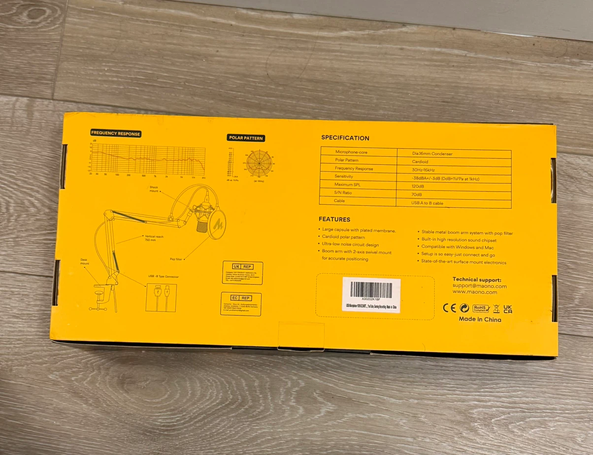 Maono AU-A04 Podcasting Microphone Kit - photo 3