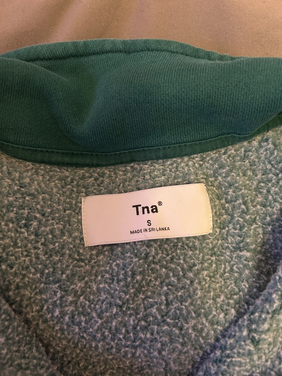Tna Green Quarter Zip Sweatshirt Size S - photo 2