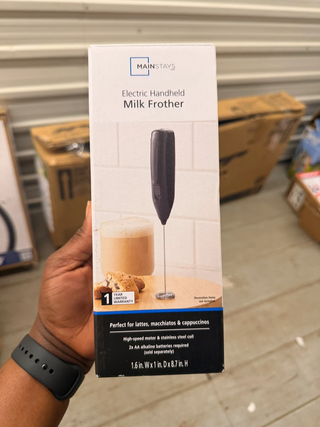 Mainstays Electric Handheld Milk Frother