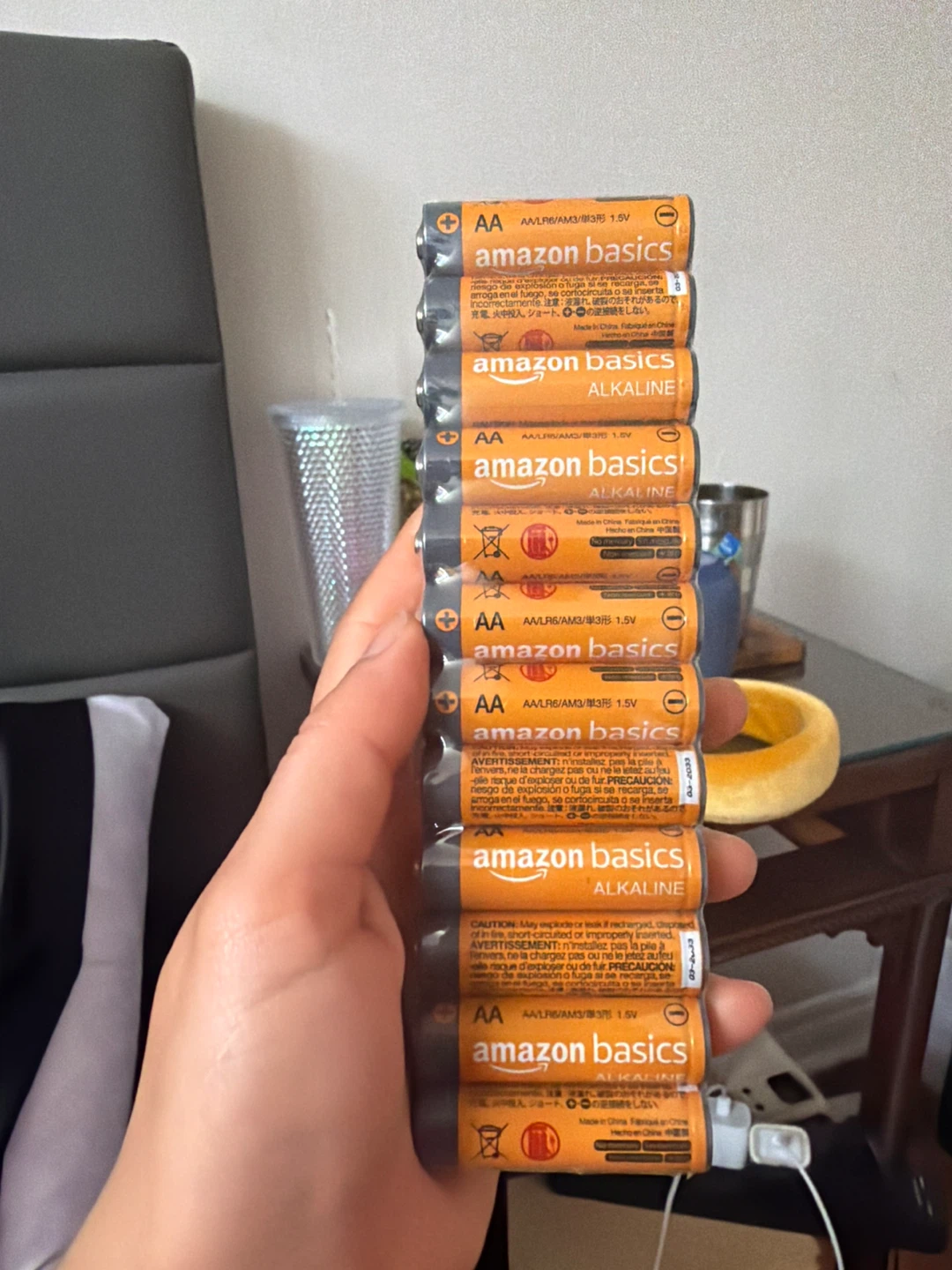 Amazon Basics AA Alkaline Batteries (12-pack)