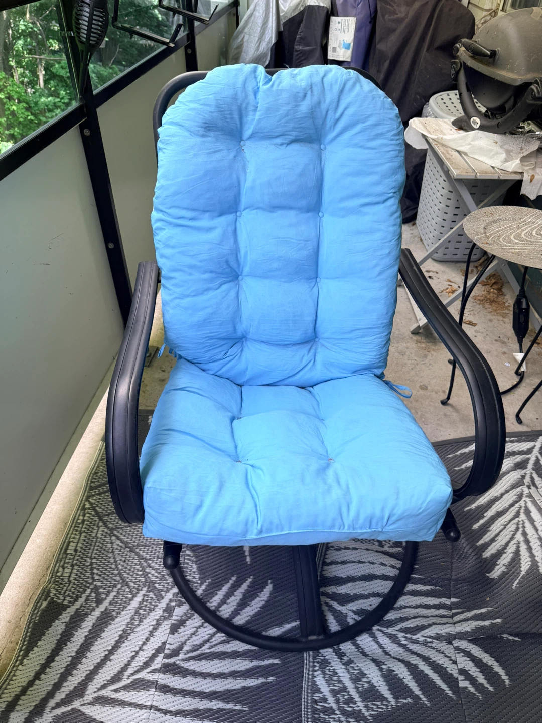 Outdoor swivel chair - photo 2