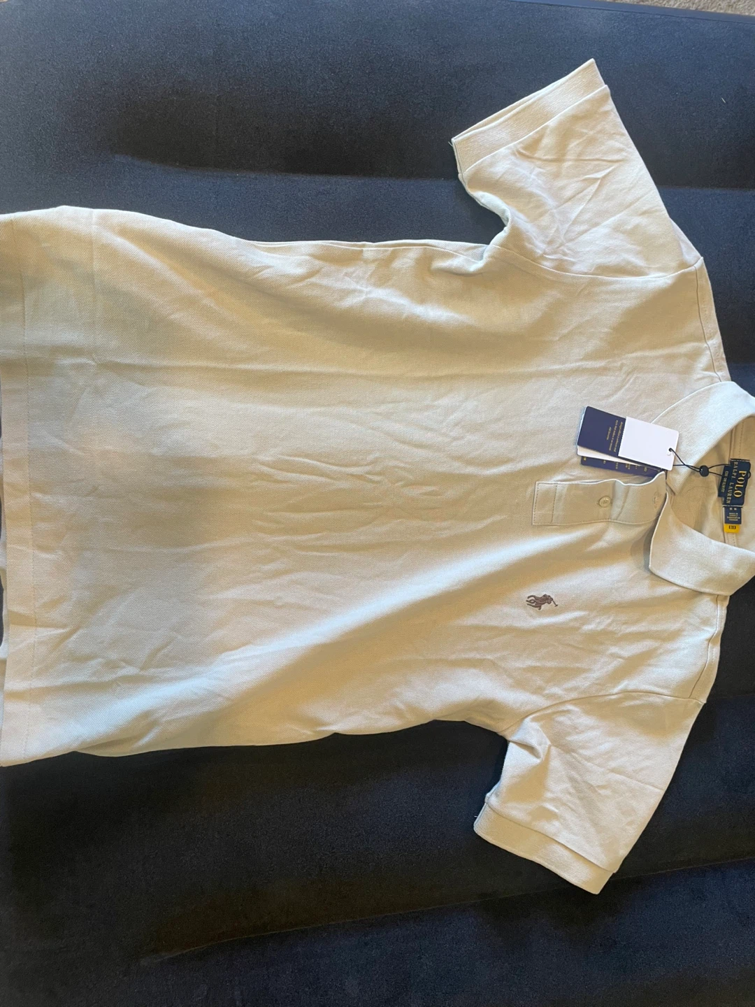 Polo Ralph Lauren Custom Slim Fit Polo Shirt - Beige