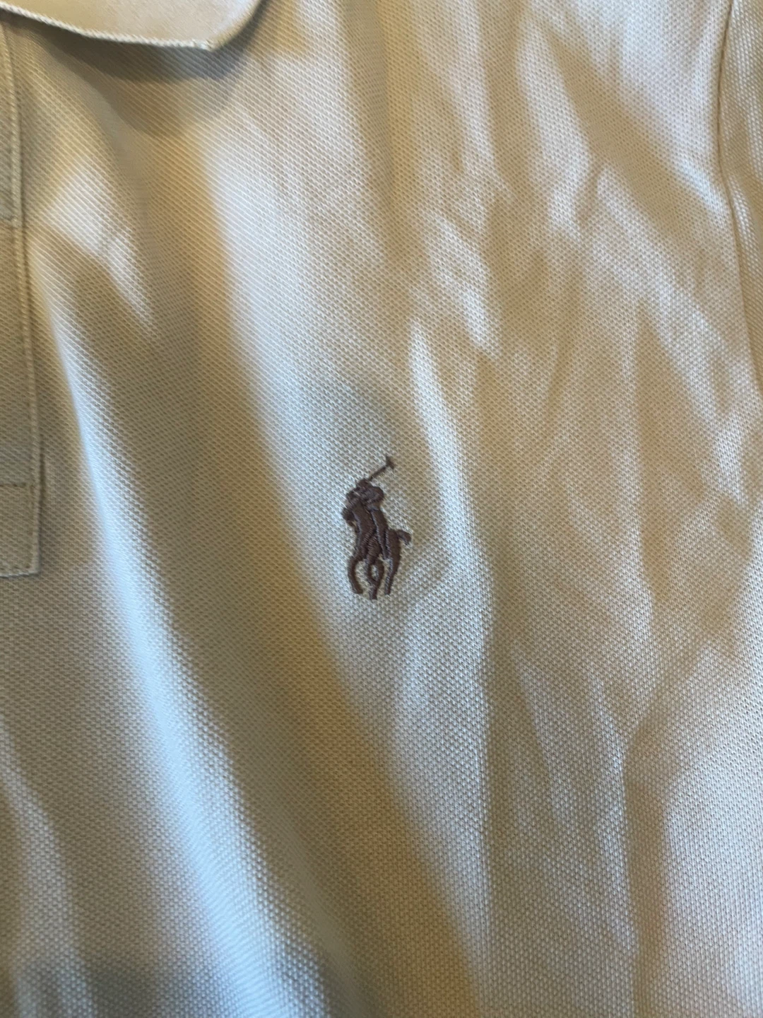 Polo Ralph Lauren Custom Slim Fit Polo Shirt - Beige - photo 3