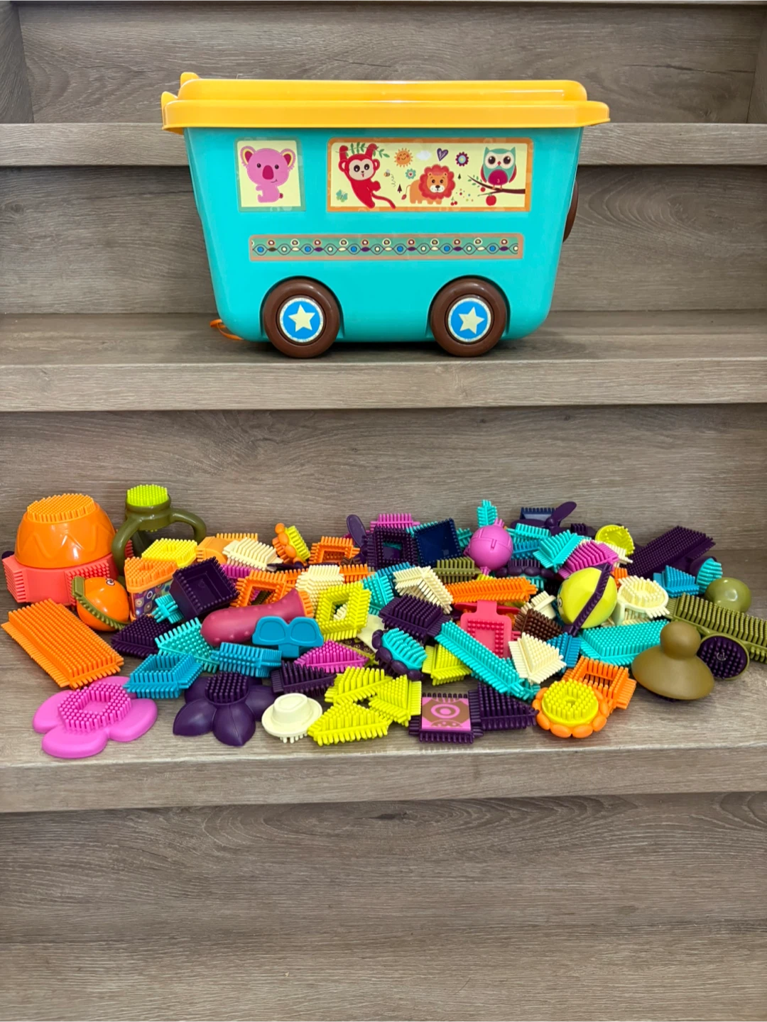Bristle blocks lot with Storage Bus