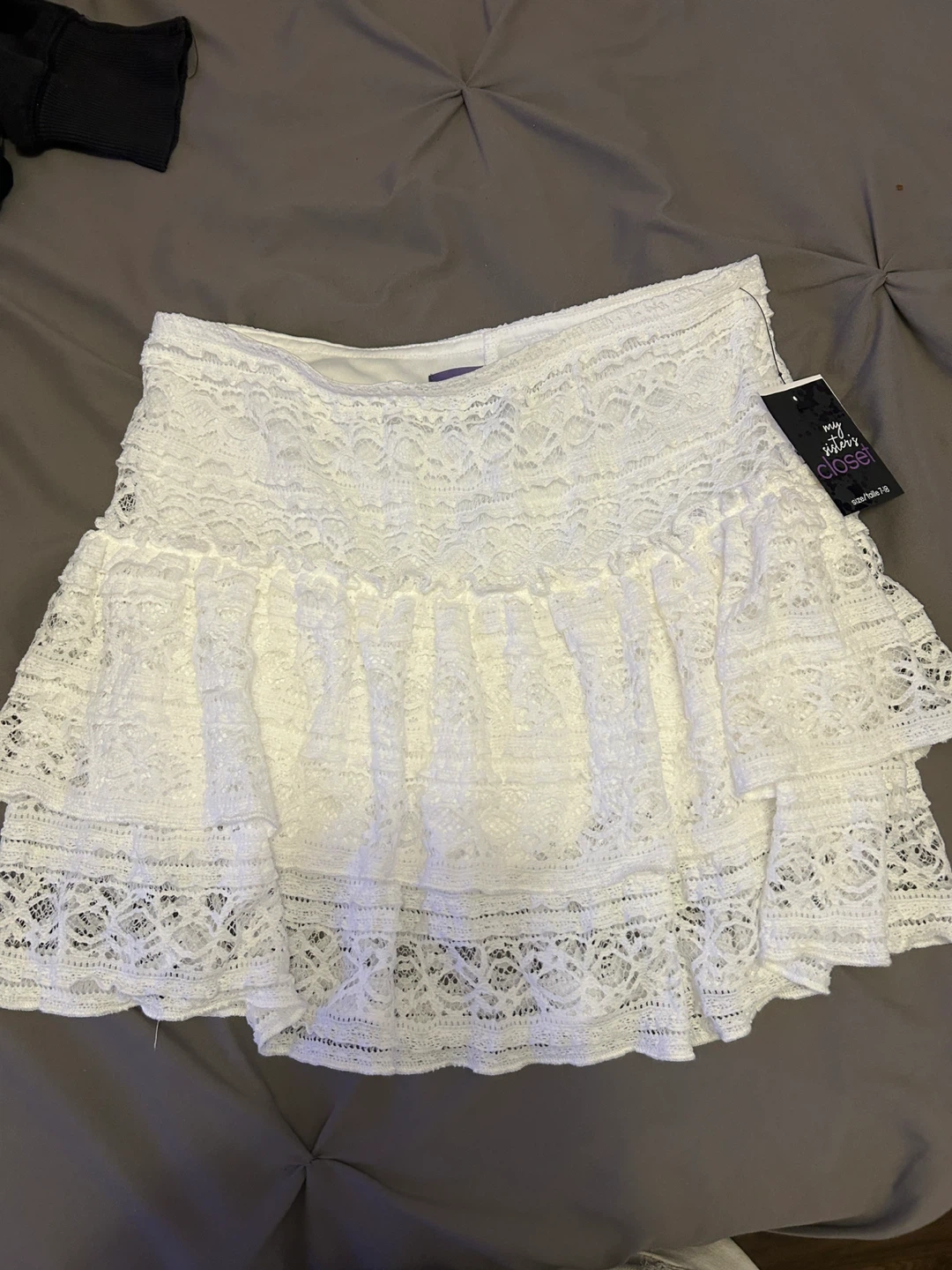 White Lace Skirt