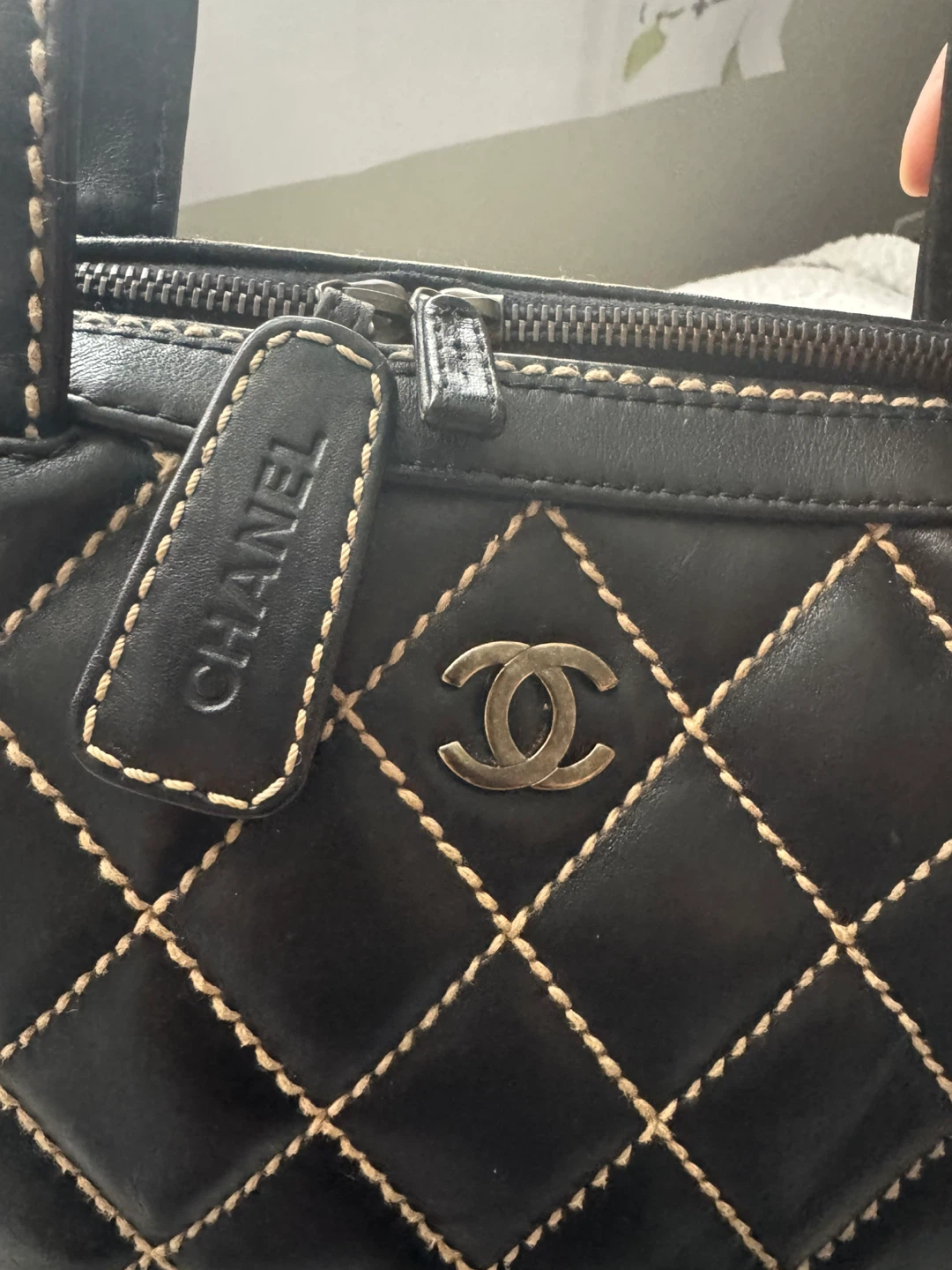 Chanel Black Quilted Leather Tote Bag - photo 4