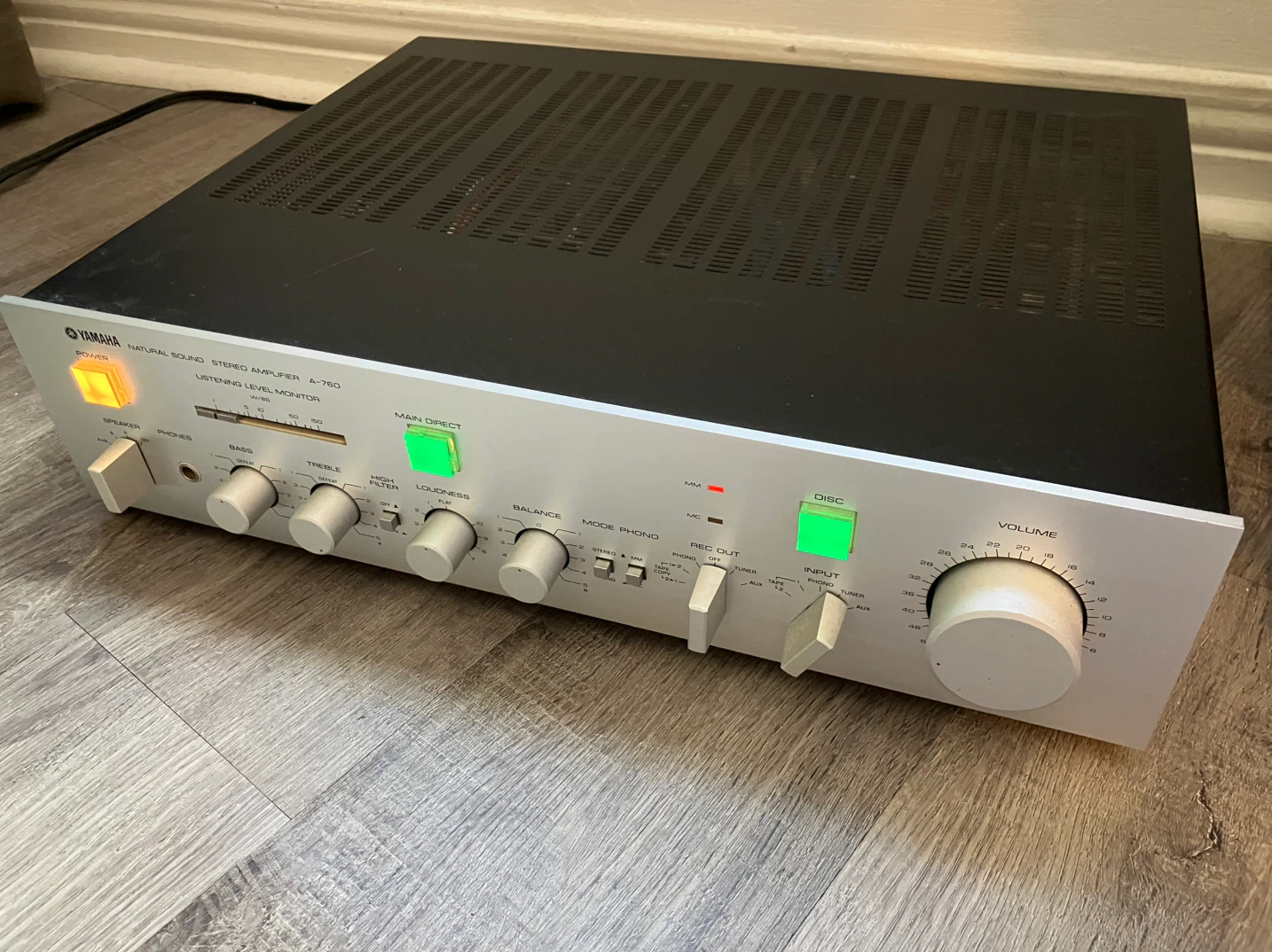 Yamaha A-760 Natural Sound Stereo Amplifier