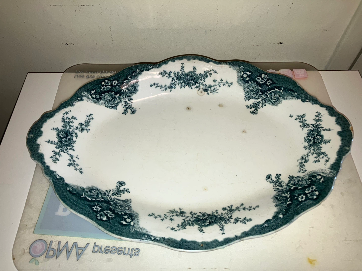 S.W. Dean Marlborough Royal Semi-Porcelain Platter-14.5” x 10” - photo 2