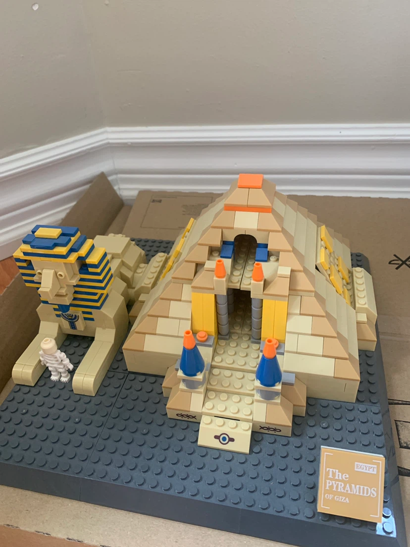 LEGO The Pyramids of Giza Assembled Set