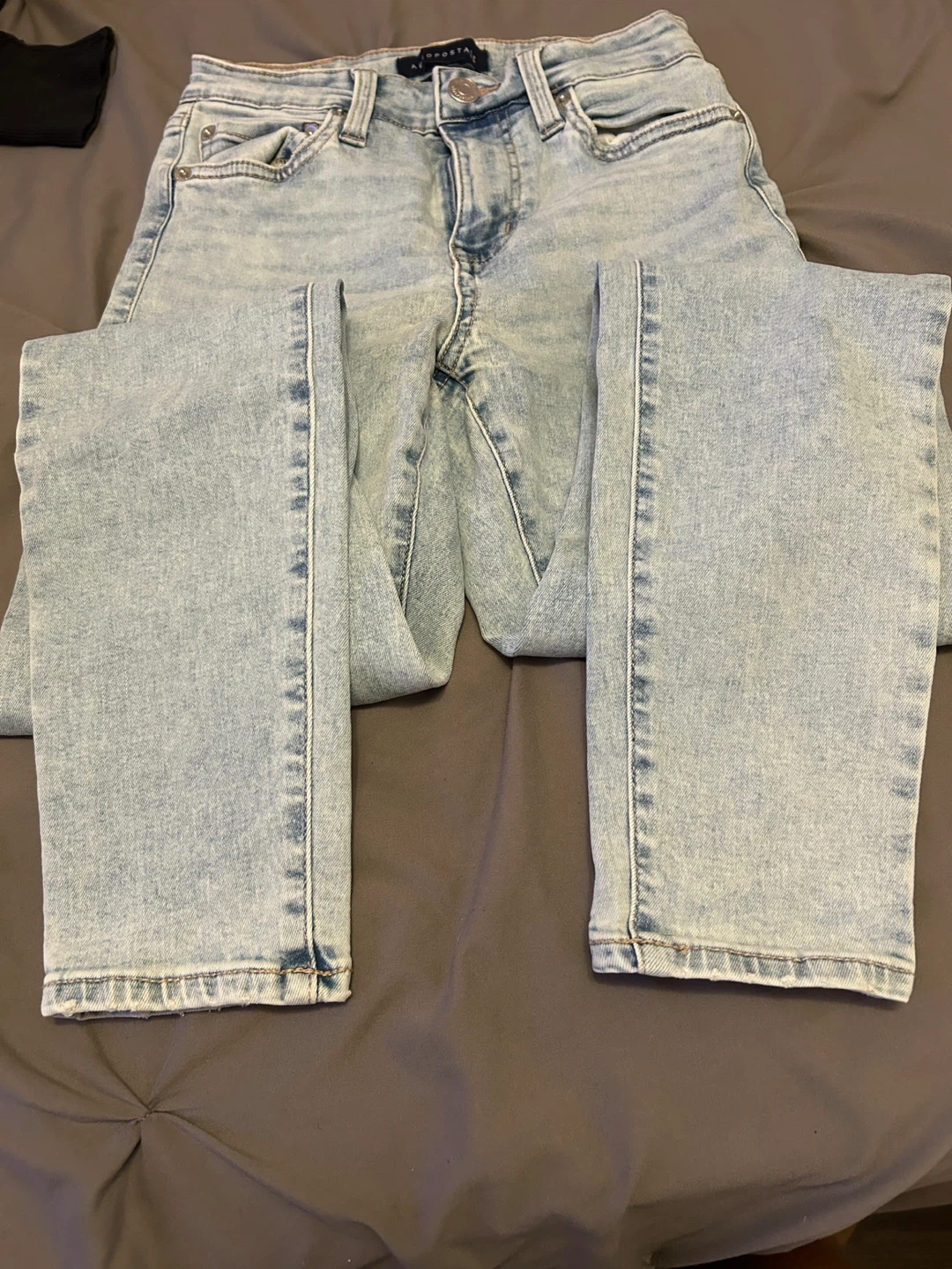 AERO Light Wash Denim Jeans - photo 3