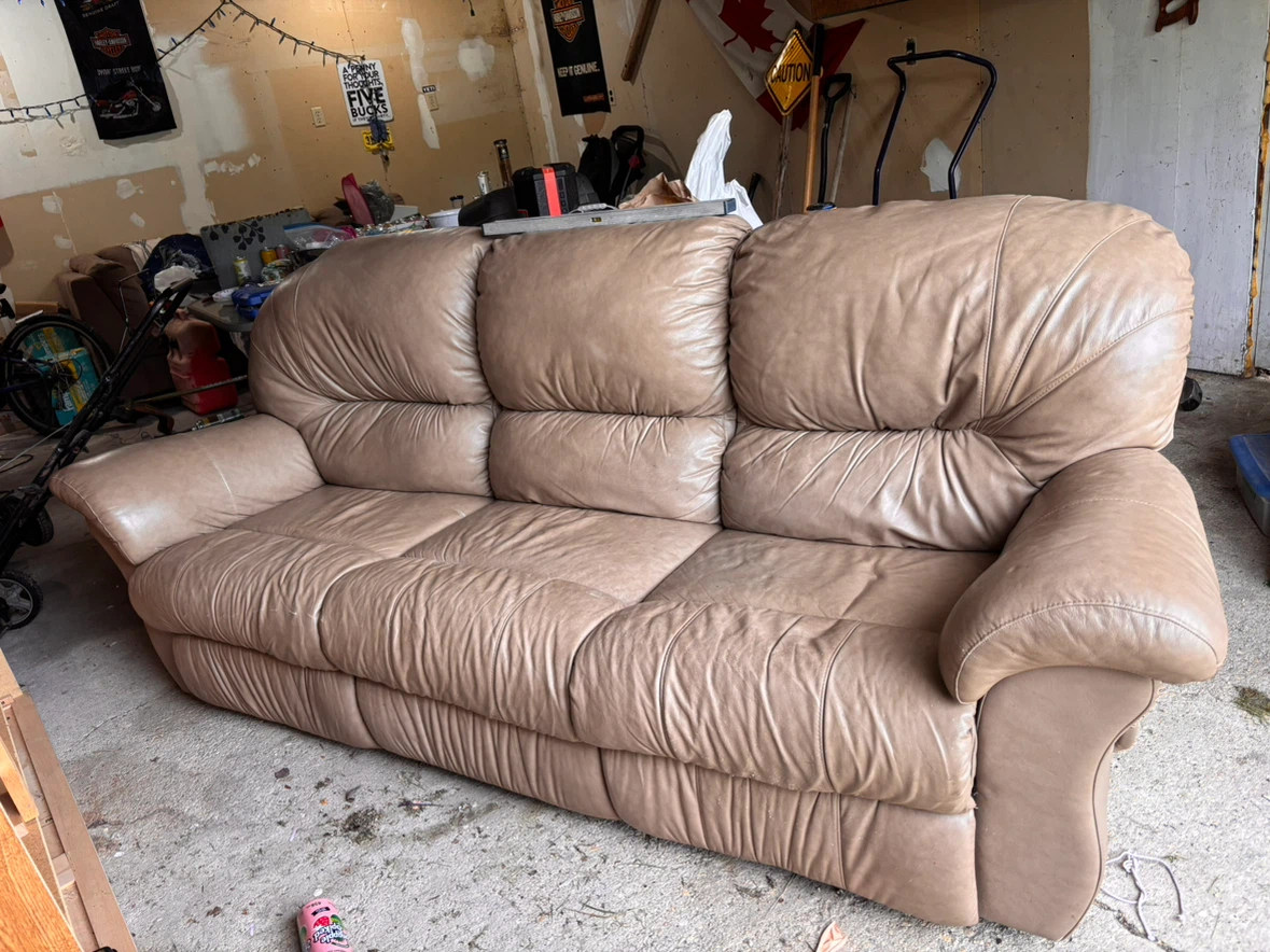 Reclining Leather couch