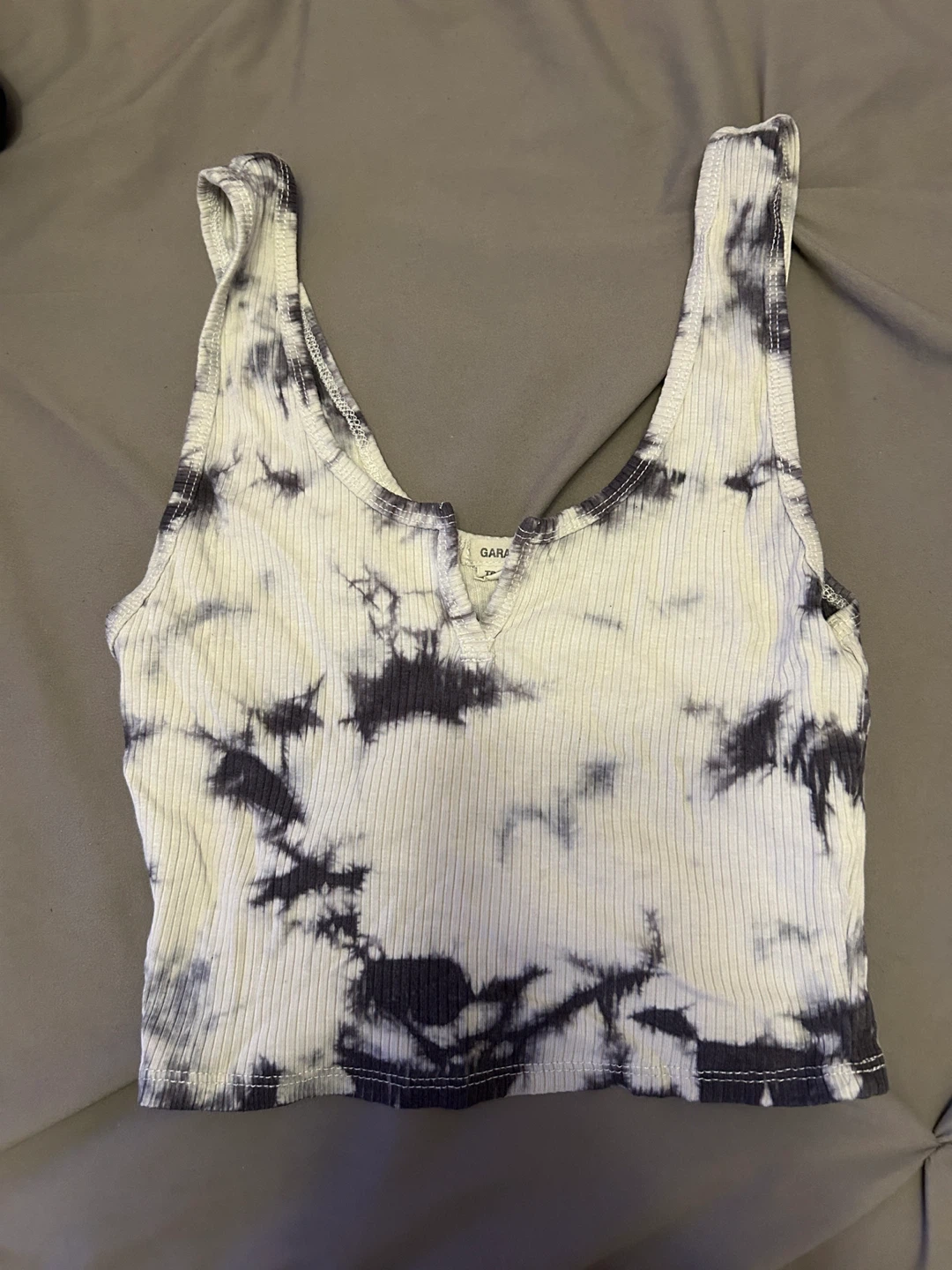Garage Tie-Dye Ribbed Tank Top