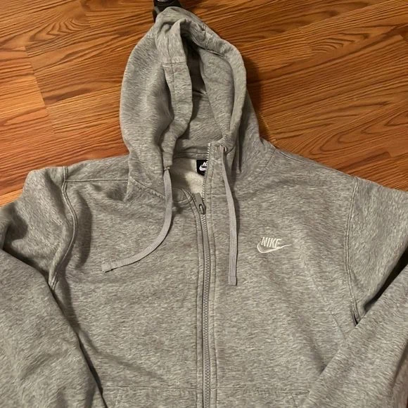 Nike Grey Zip-Up Hoodie - photo 2