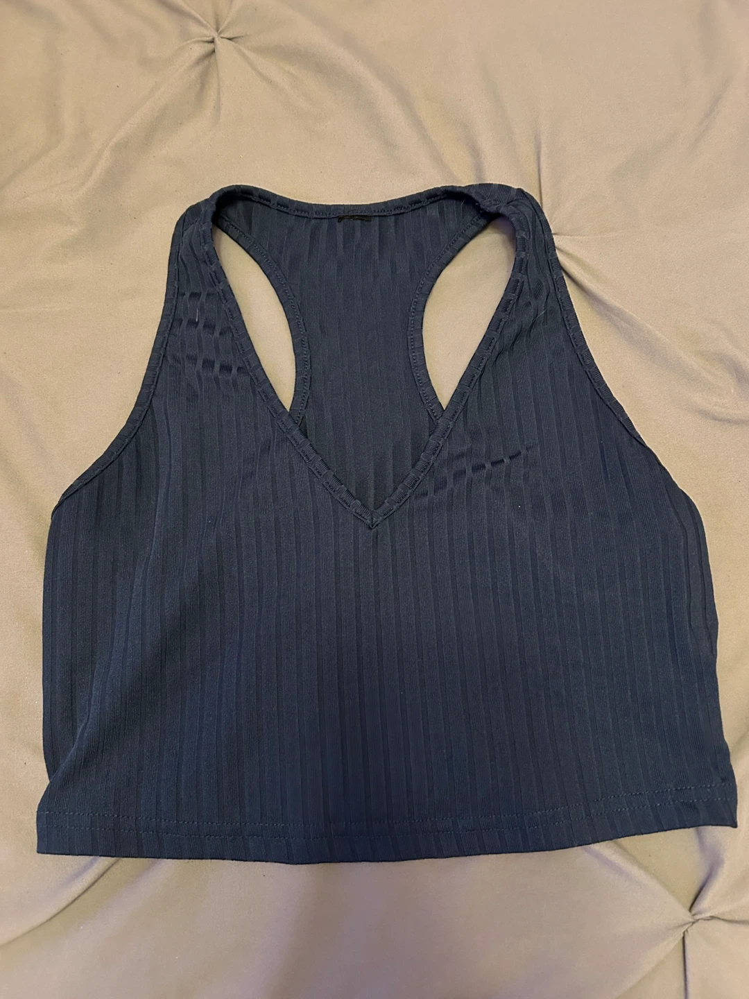 Navy blue halter top