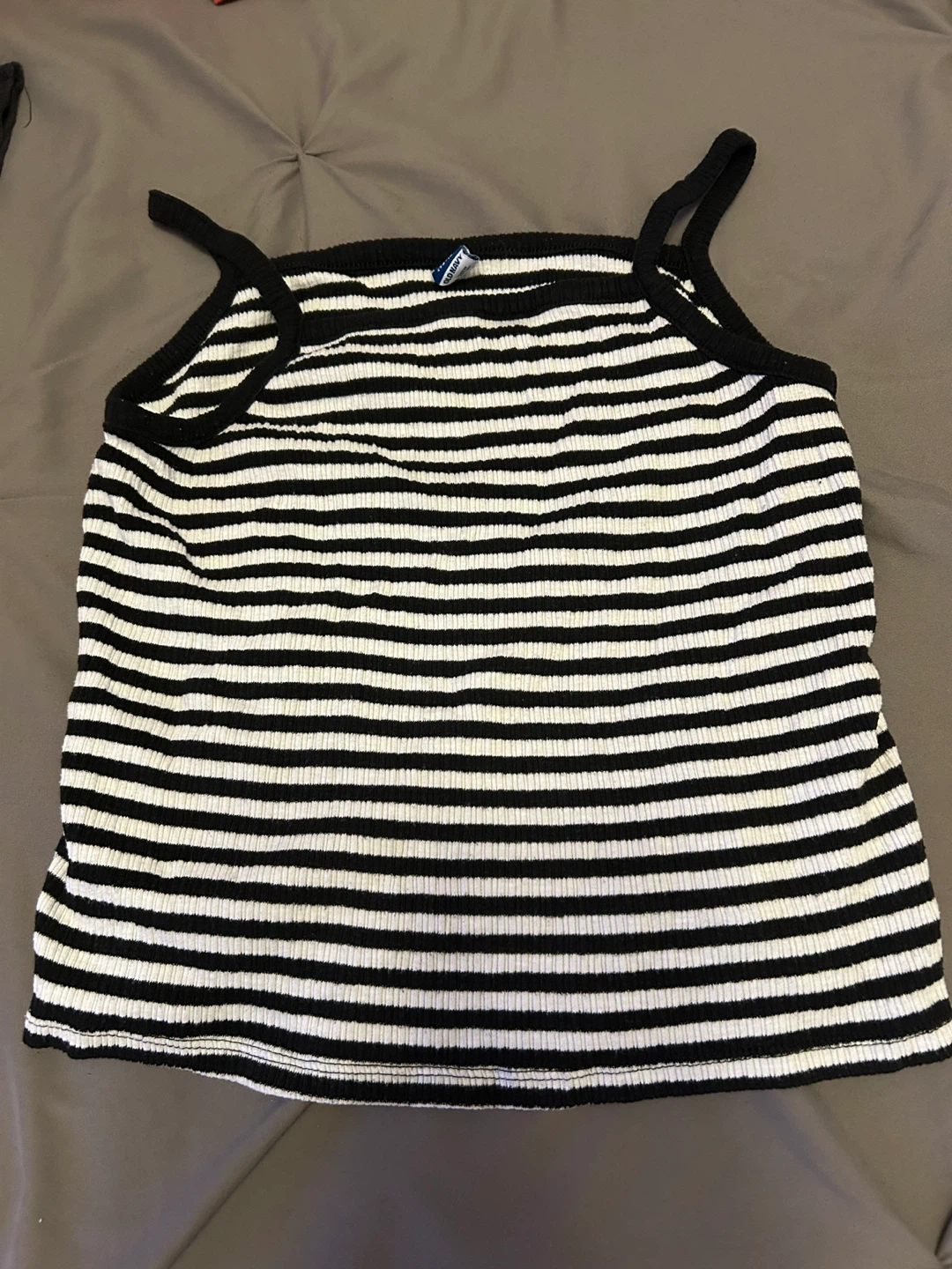 Old Navy Striped Cropped Tank Top