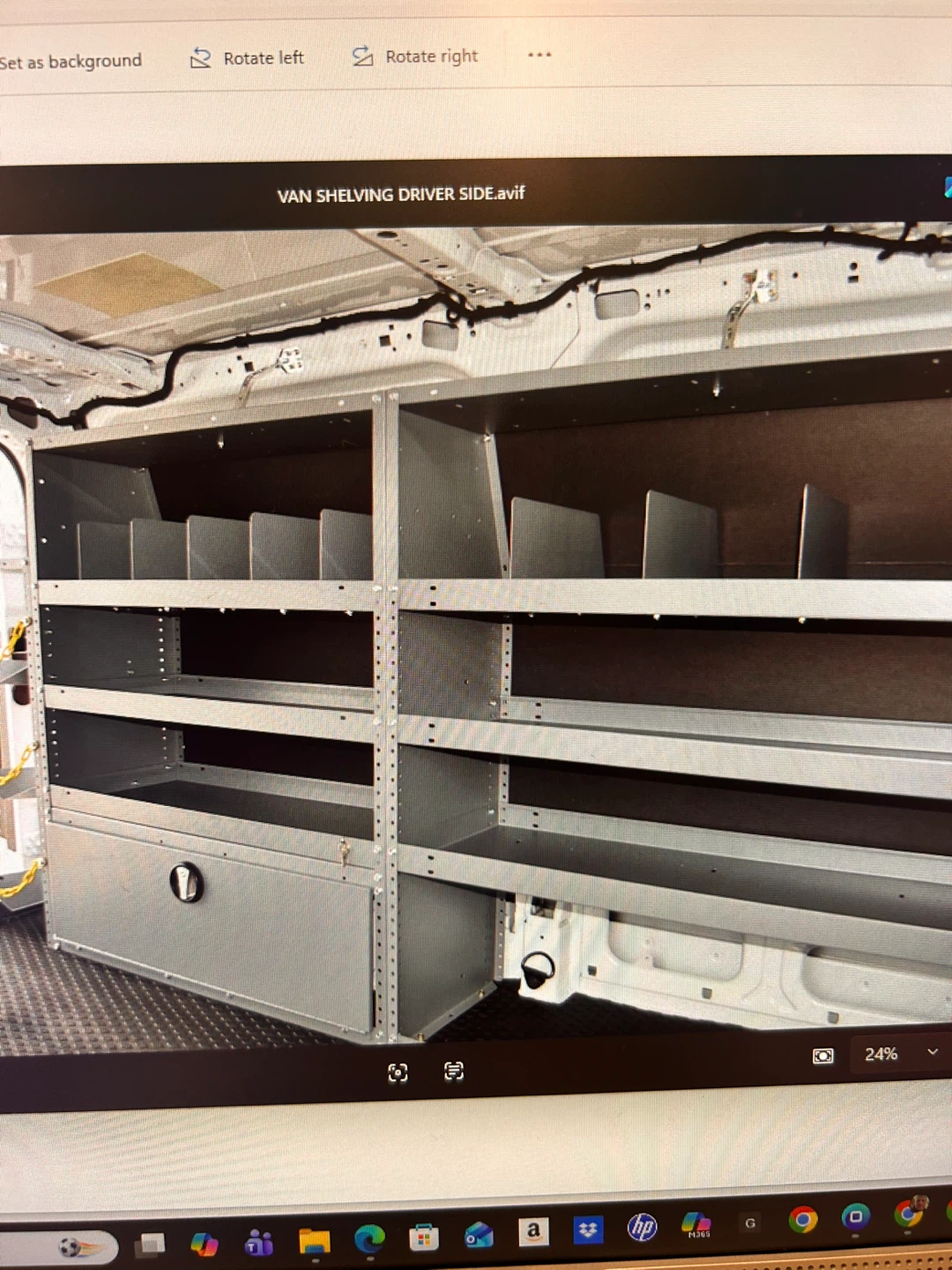 Set of 4 Van Shelving Unit fit cargo vans fit for most vans.