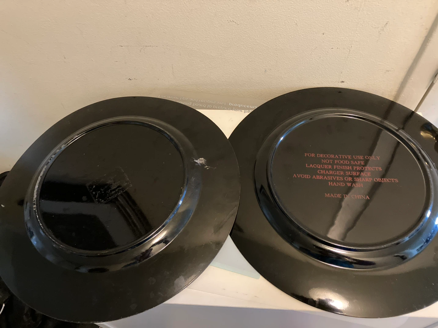 Gold Charger Plates - Set of 2 - 13” Diameter - photo 3