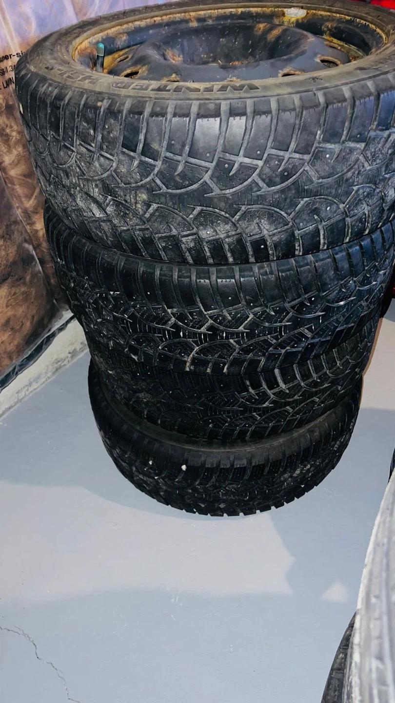 Hercules Winter Tires 205/55R16 with Steel Rims.