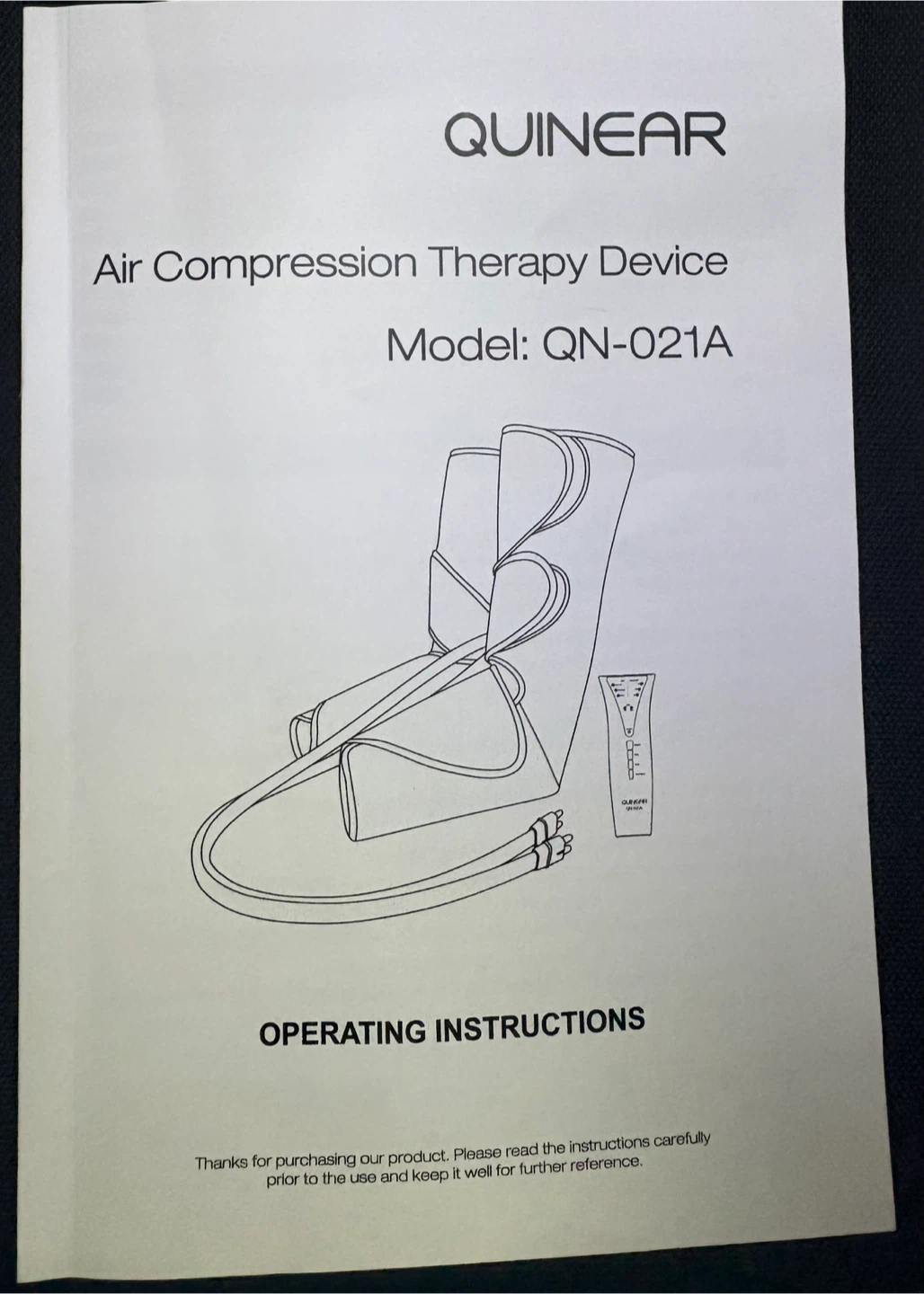 Quinear Air Compression Therapy Device QN-021A