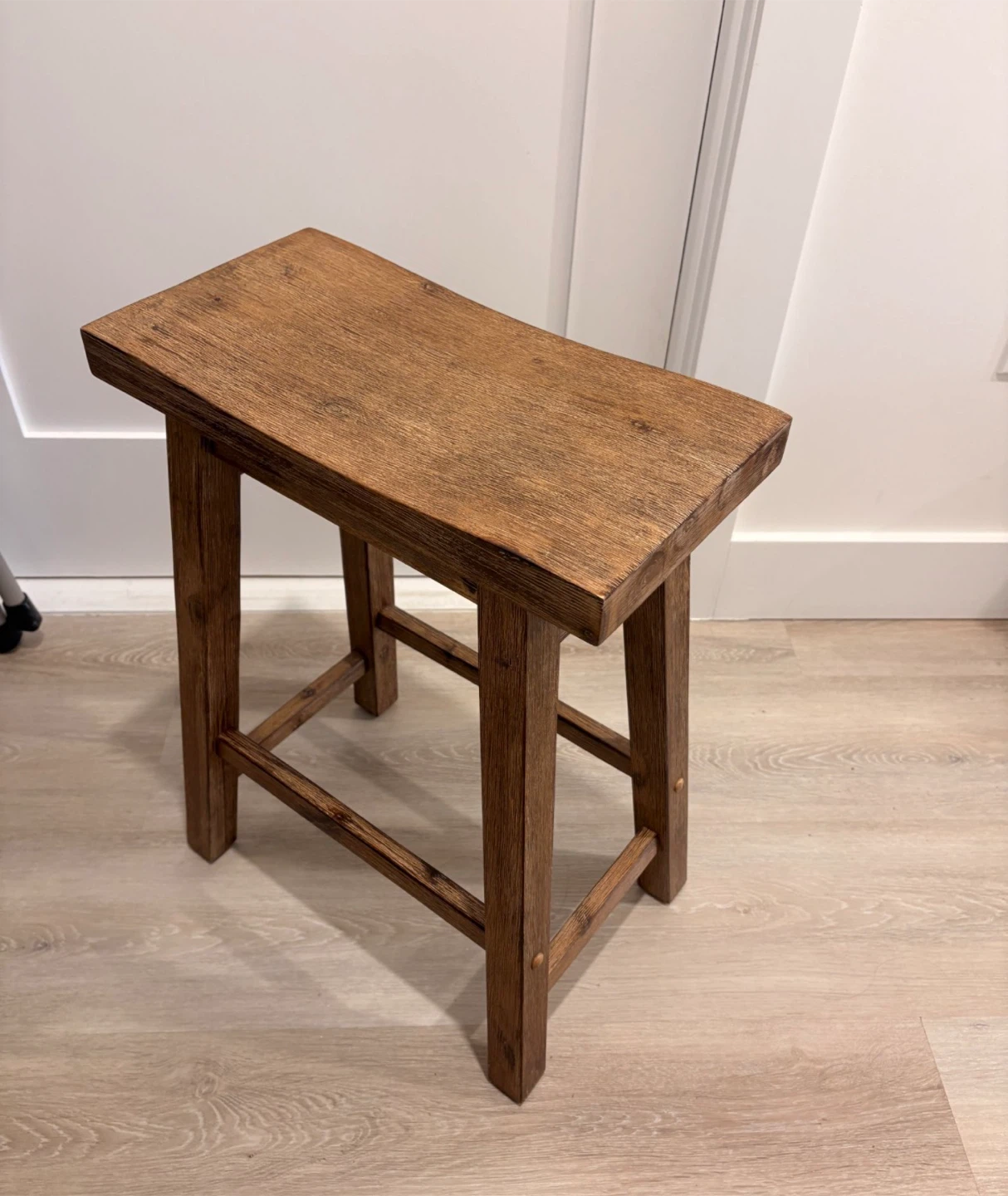 Wooden Saddle Stool