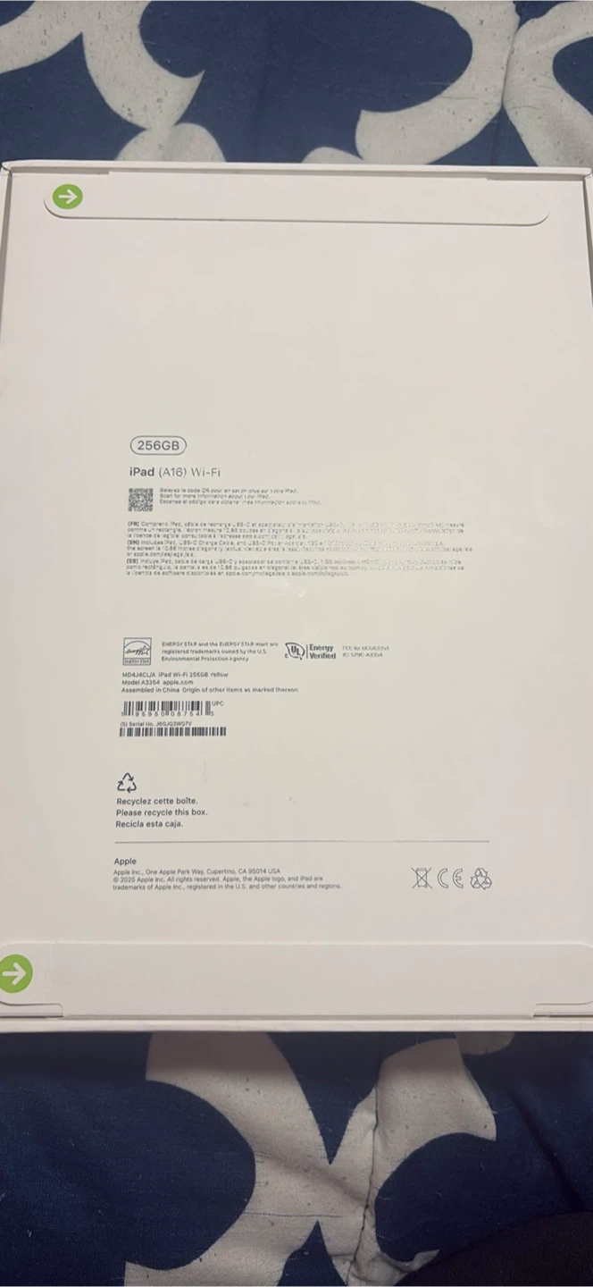 Apple iPad (A15) Wi-Fi 256GB