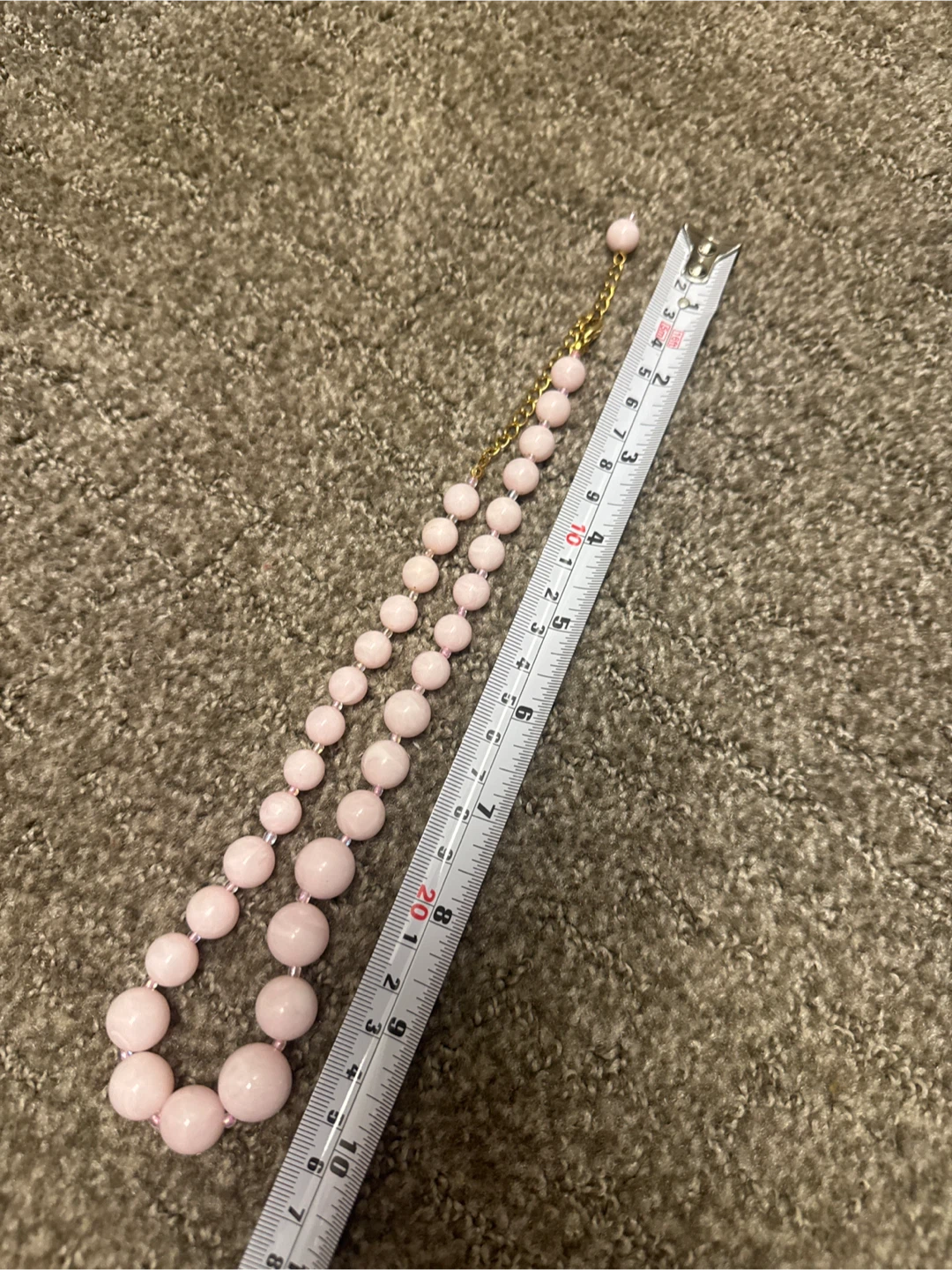 Light Pink VINTAGE Beaded Necklace - photo 4