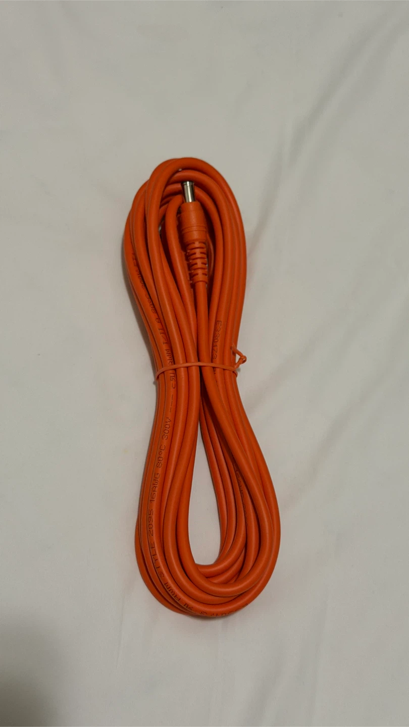 Orange Car Charge DC Cable - photo 2