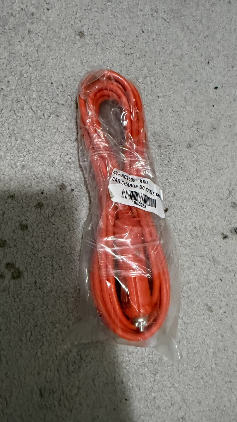 Orange Car Charge DC Cable - photo 3