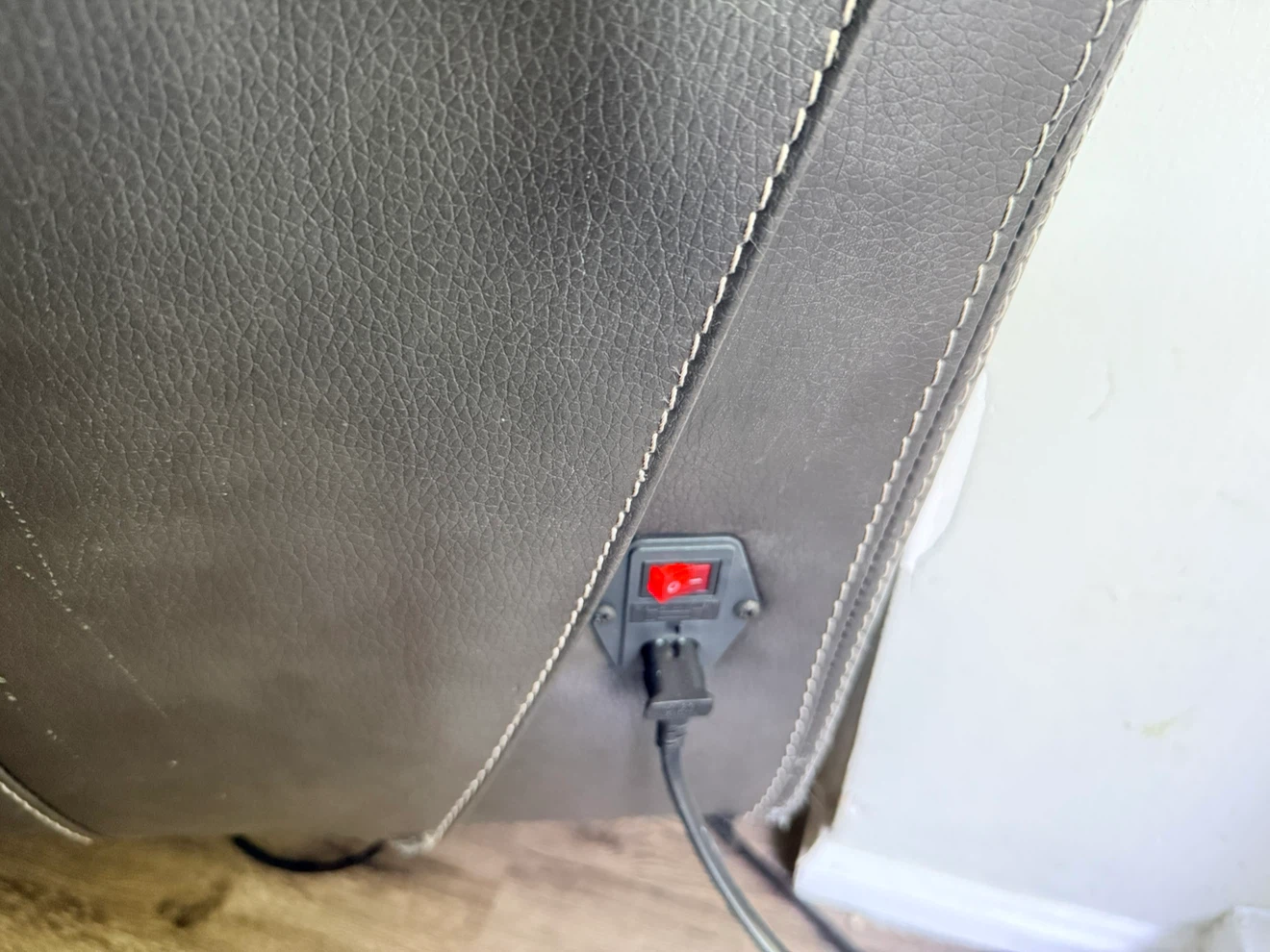 Leather Power Reclining Sofa - photo 5