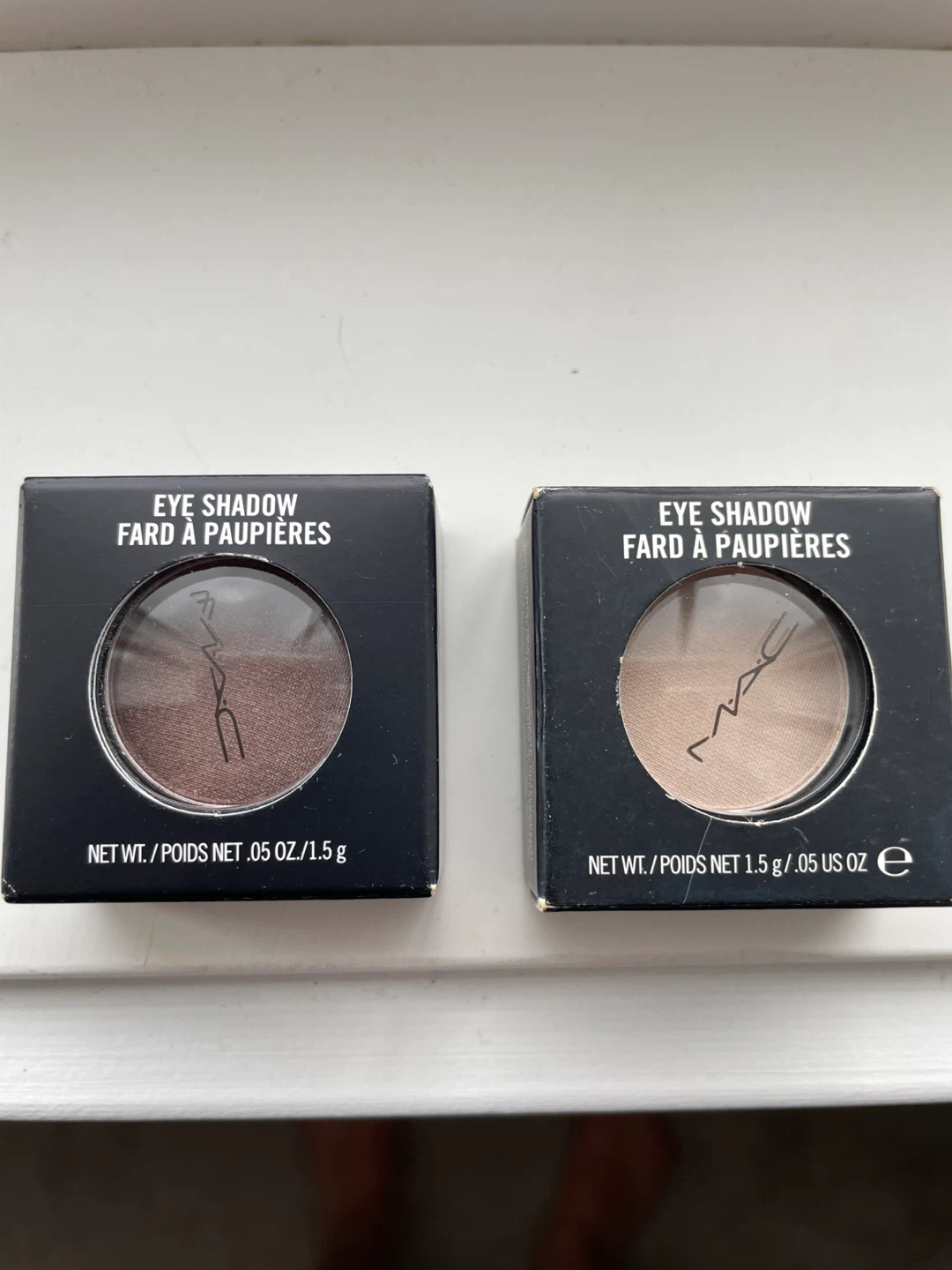 MAC Eye Shadow (Satin Taupe Frost & Shroom Satin)