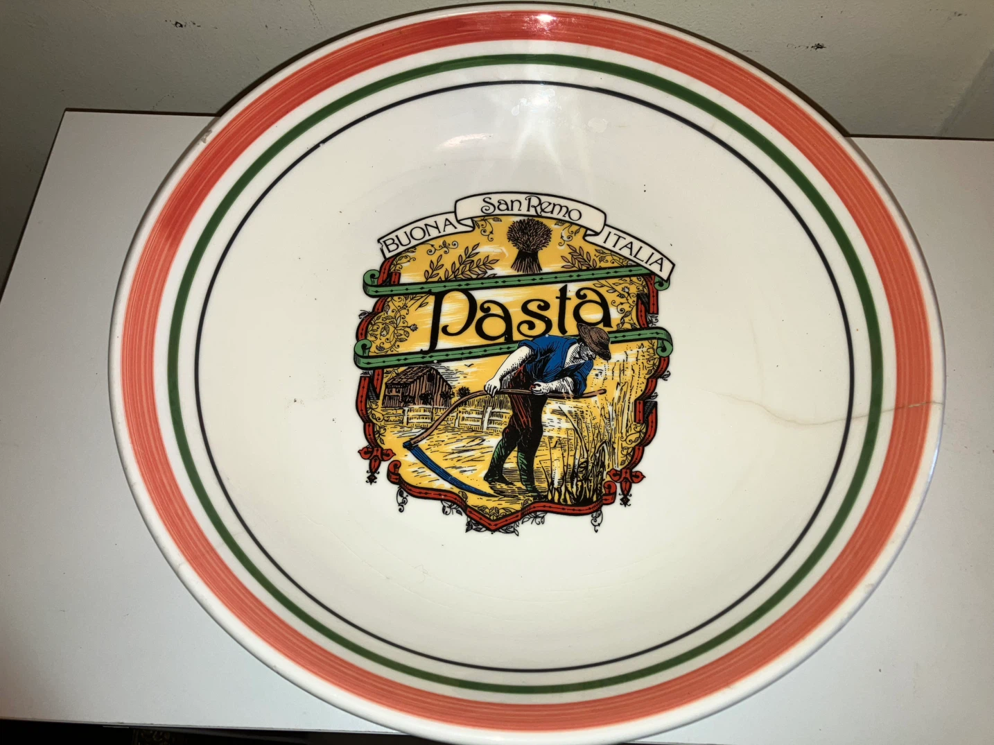 San Remo Italy Pasta Bowl-30 cm Diameter - photo 2
