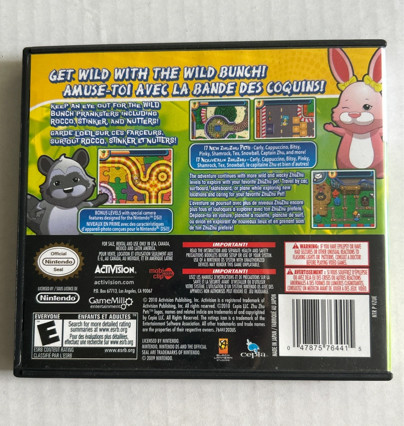Zhu Zhu Pets 2 Featuring The Wild Bunch Nintendo DS Game - photo 2