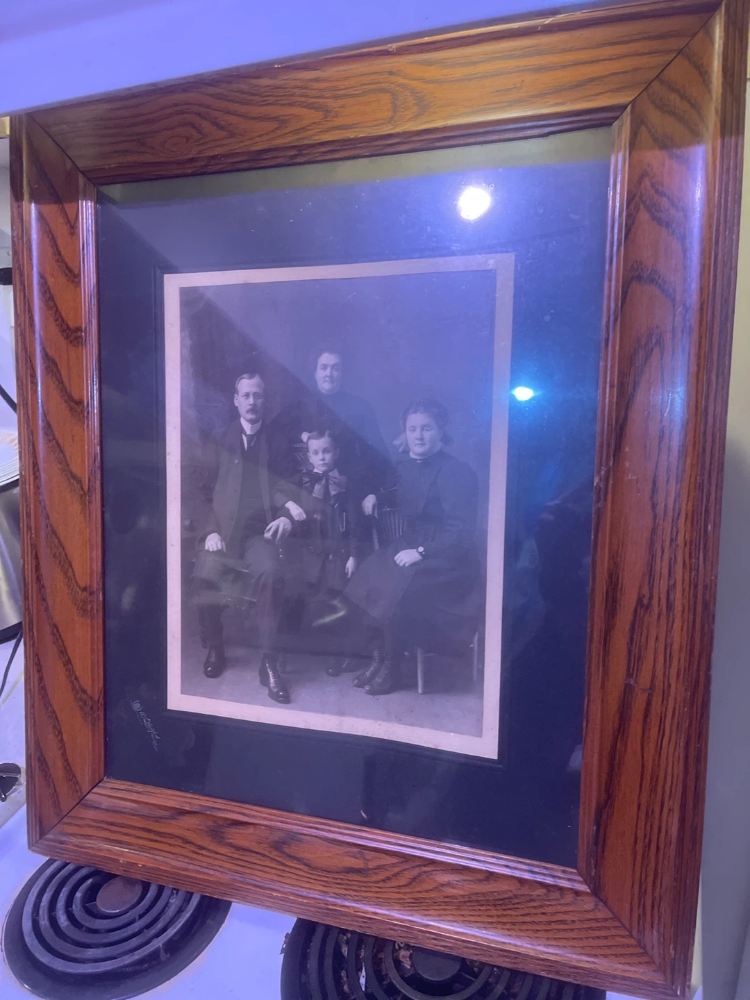 Vintage Framed Family Portrait - photo 2
