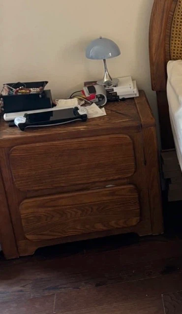 Wooden Nightstands with Two Drawers - photo 3