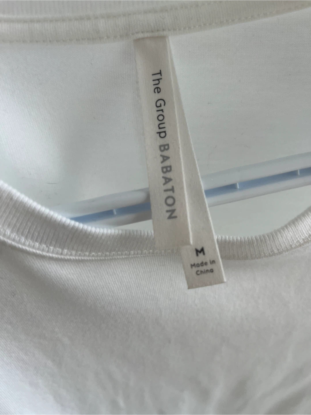 The Group Babaton White Cotton T-Shirt Dress Size M - photo 2
