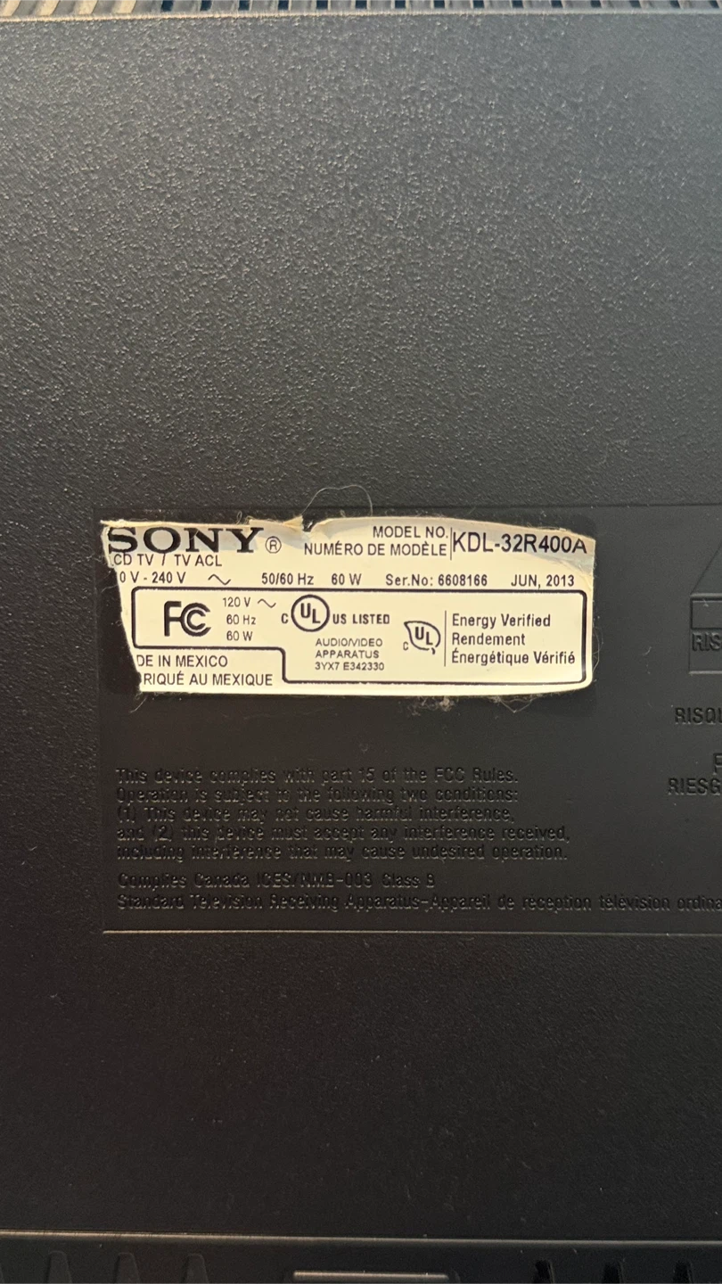 Sony BRAVIA KDL-32R400A 32-inch TV - photo 5