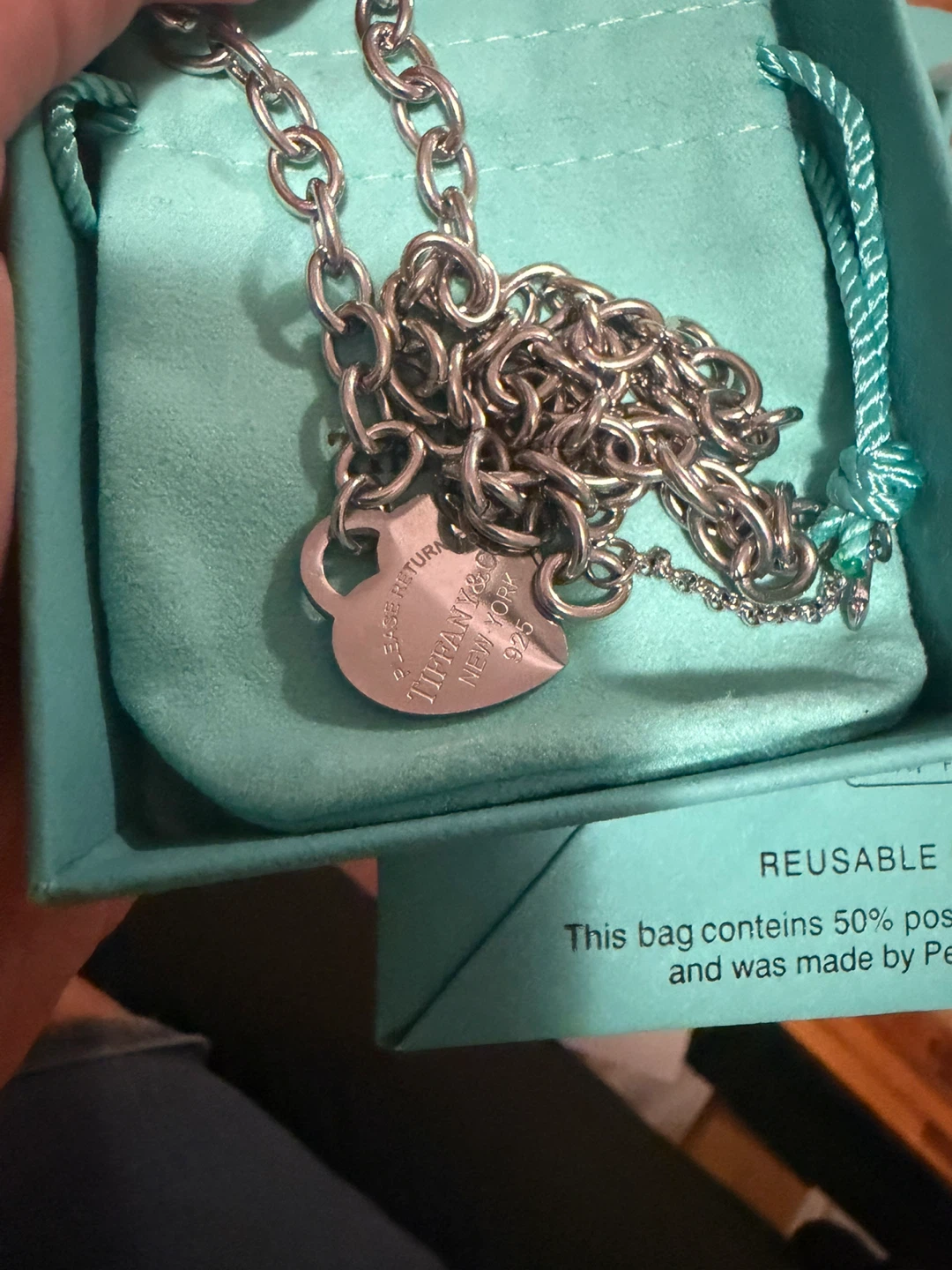 Tiffany & Co. Return to Tiffany Heart Tag Chain Necklace - photo 5