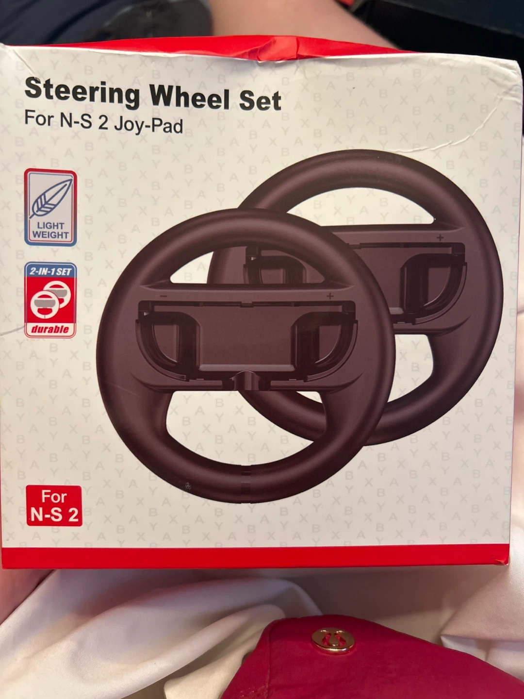 Nintendo Switch 2 Steering Wheel Set for Joy-Con
