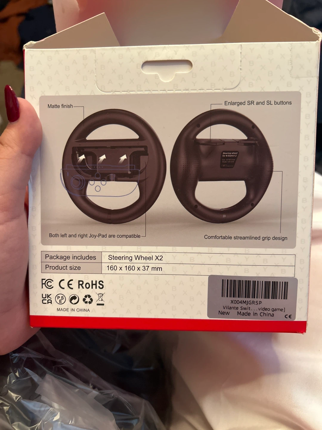 Nintendo Switch 2 Steering Wheel Set for Joy-Con - photo 2