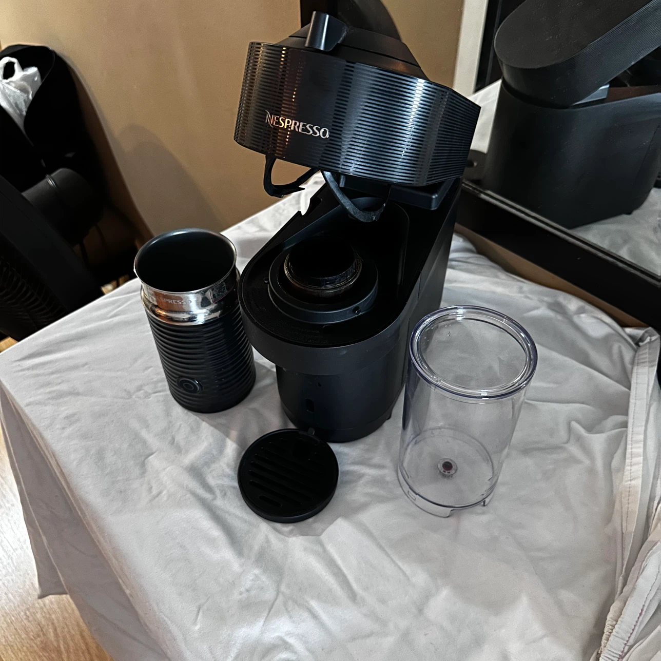 Nespresso Vertuo Plus Coffee Machine with Aeroccino Milk Frother